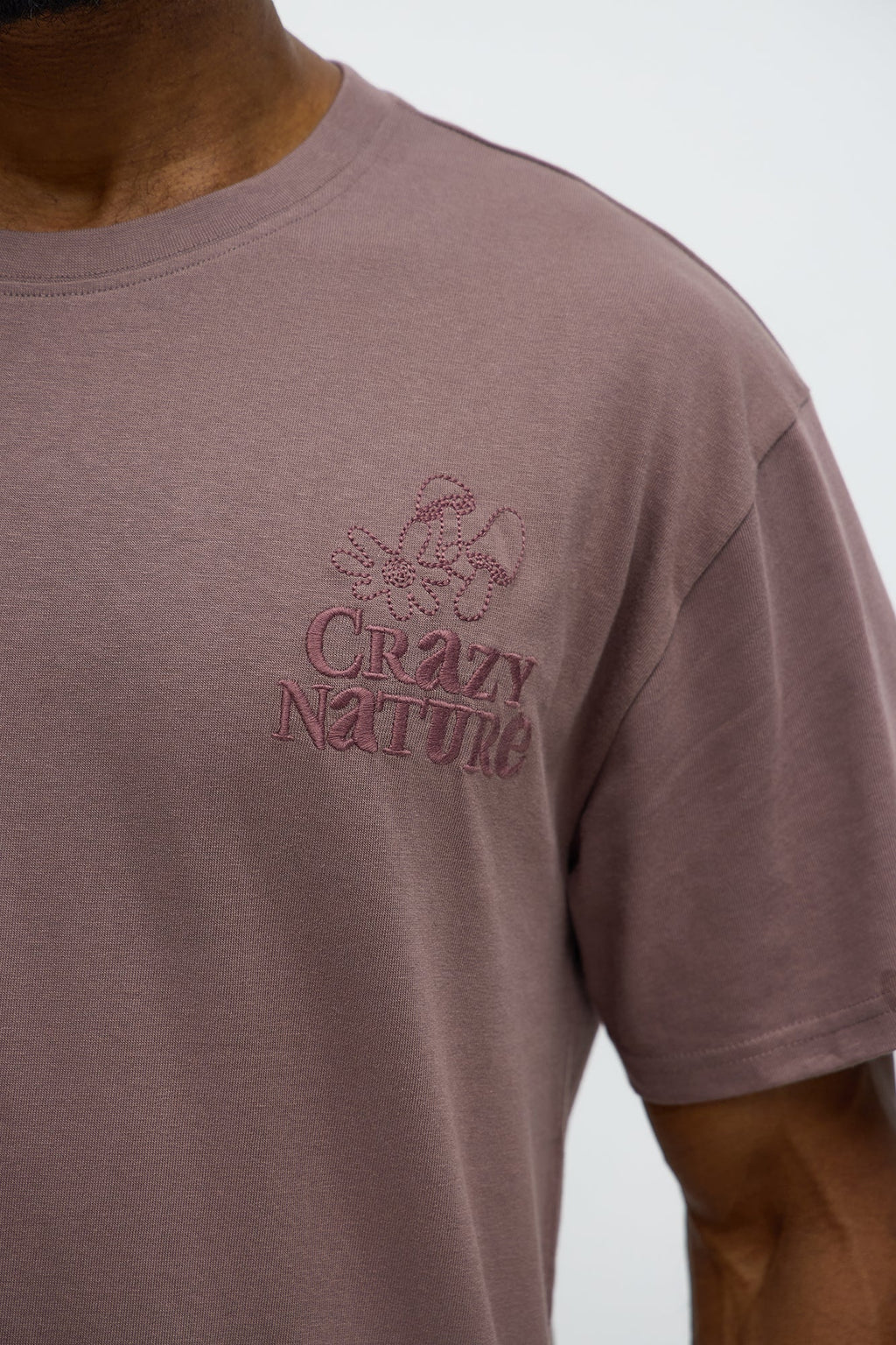 Crazy Nature Short Sleeve Tee - Purple