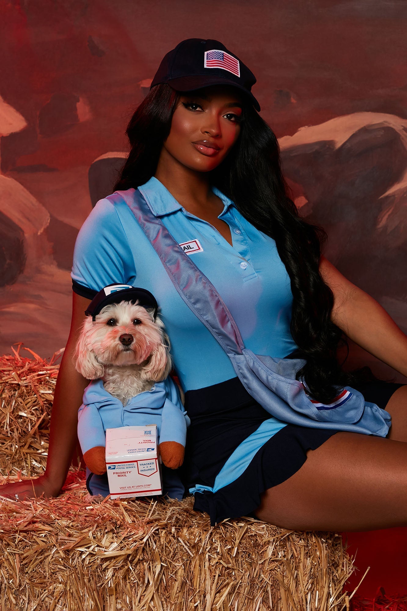You've Got Mail 3 Piece Costume Set - Blue