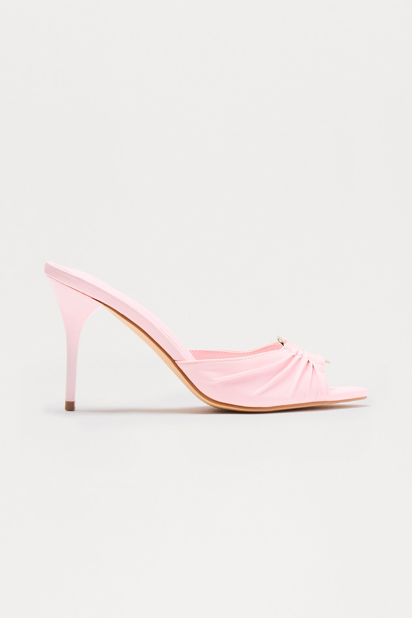 Glinda Hardware Stiletto Heels - Pink