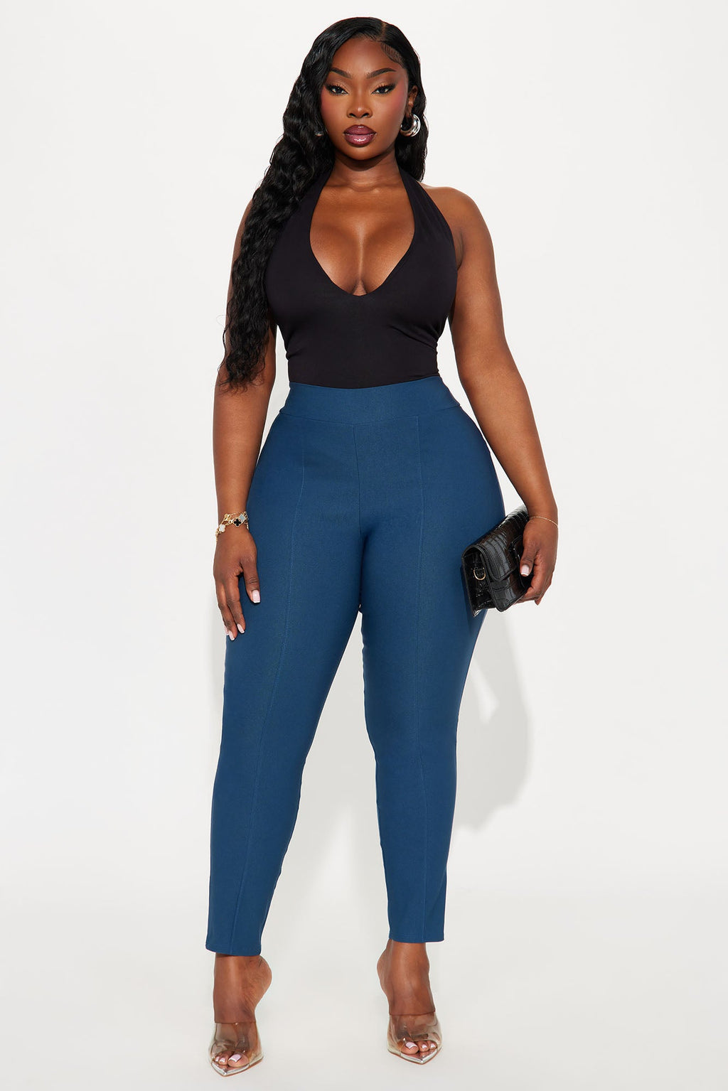 No Comparison Millennium Skinny Pant - Teal