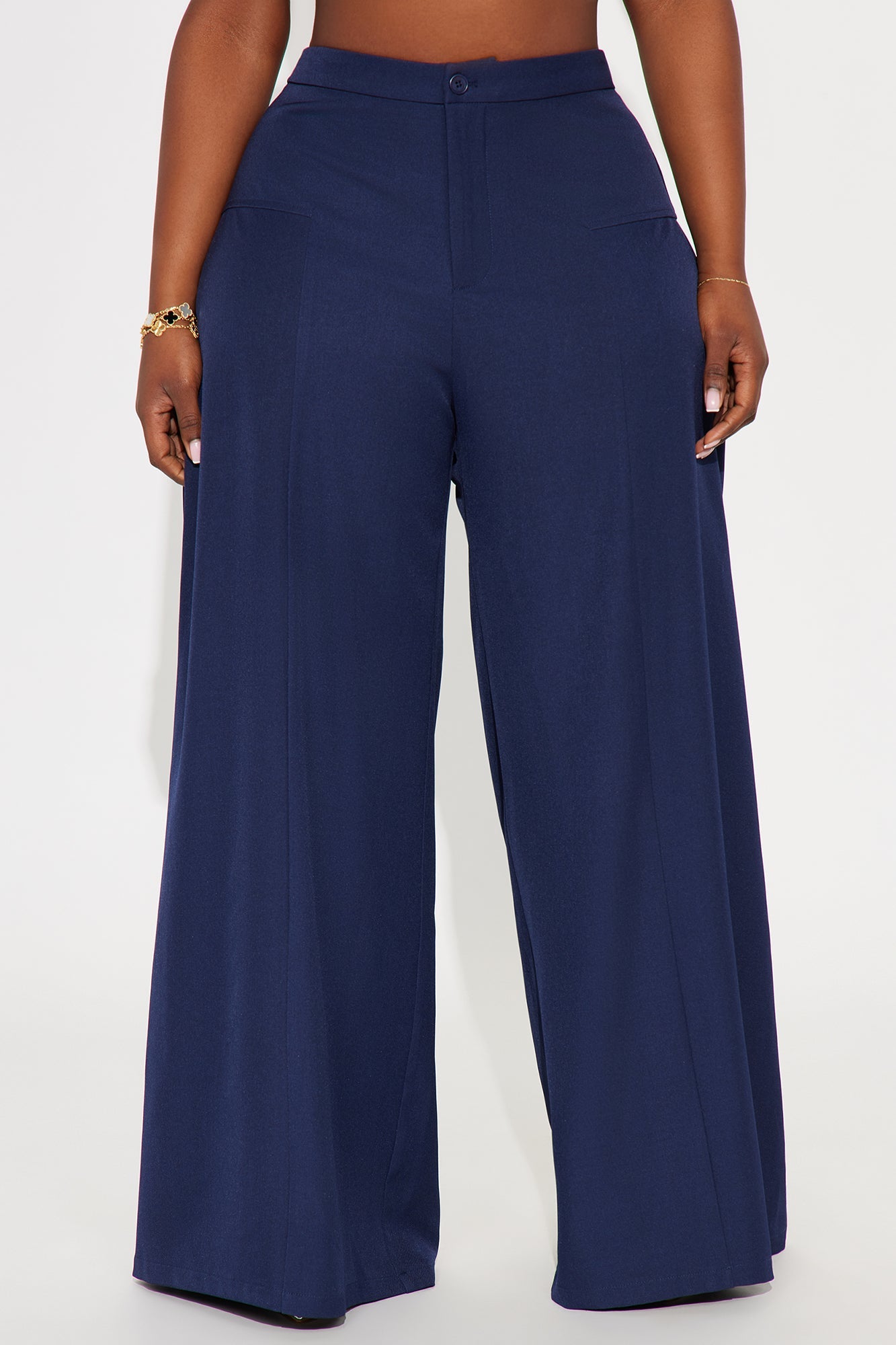 Carmina Wide Leg Pant 33″ - Navy