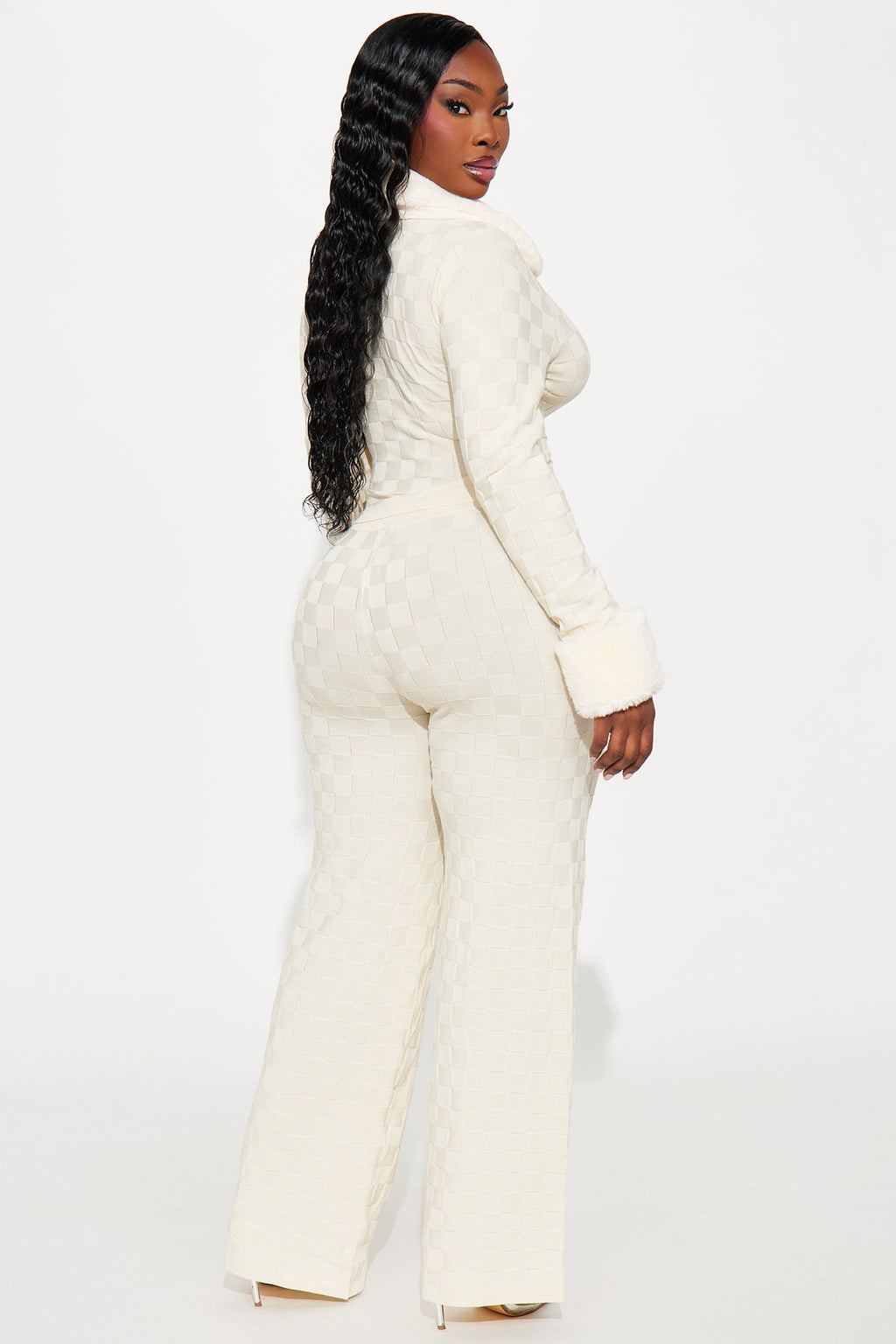 Cuffing Season Sweater Pant Set - Cream 