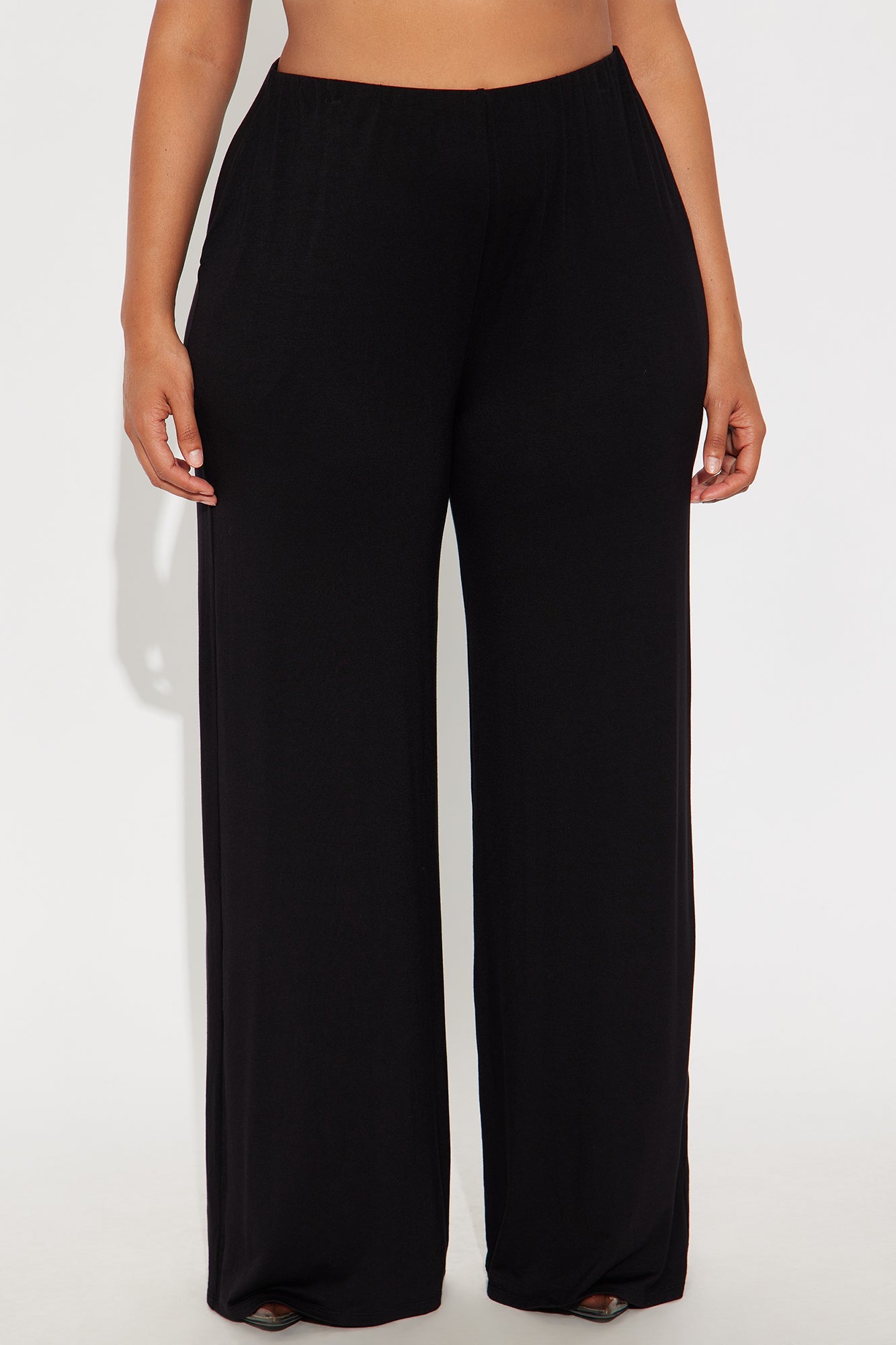 Samaria Easy Jersey Wide Leg Pant 32 - Black