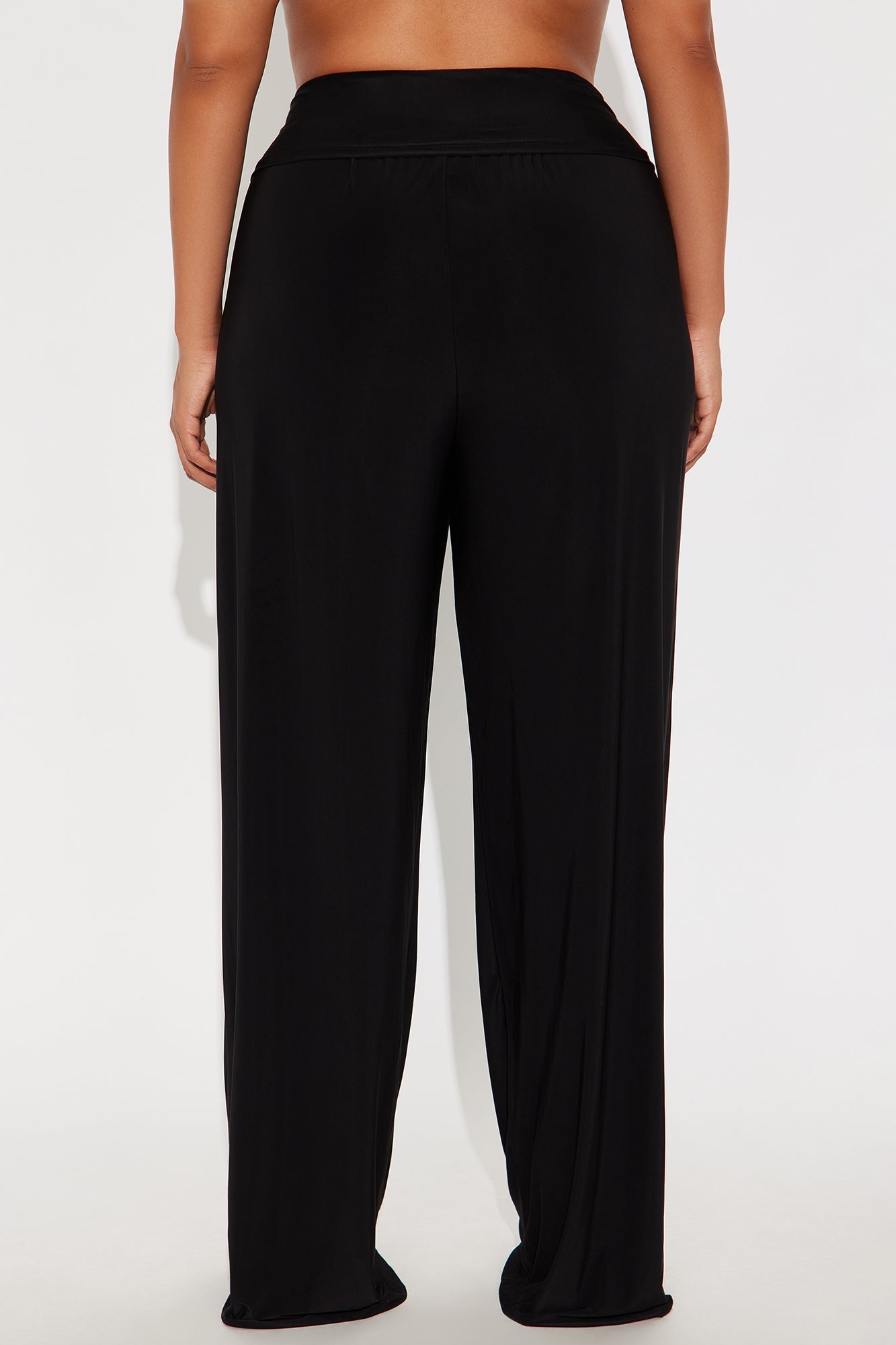 I'm The Moment Mid Rise Wide Leg Hardware Pant 33 - Black