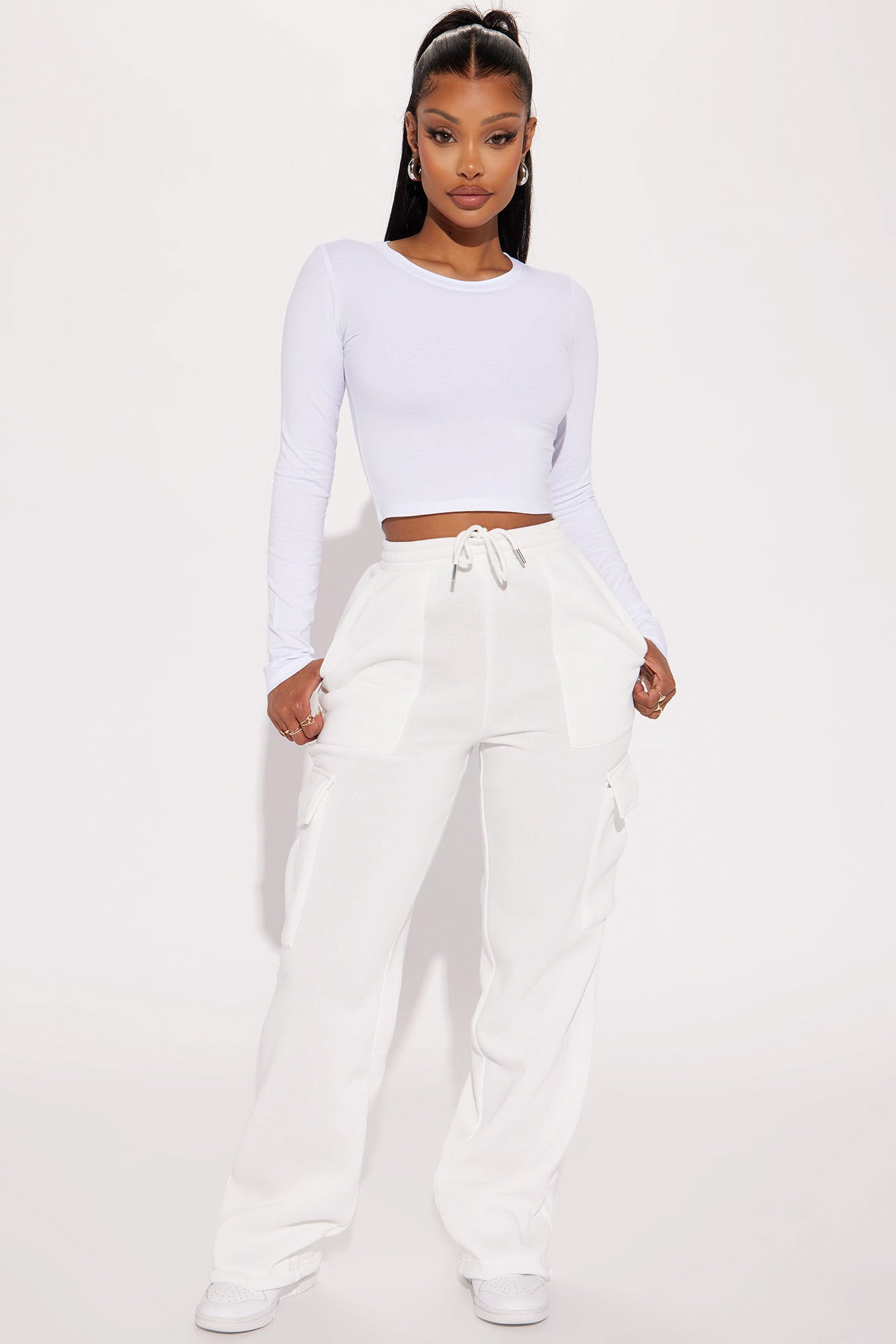 Always On The Go Top - White