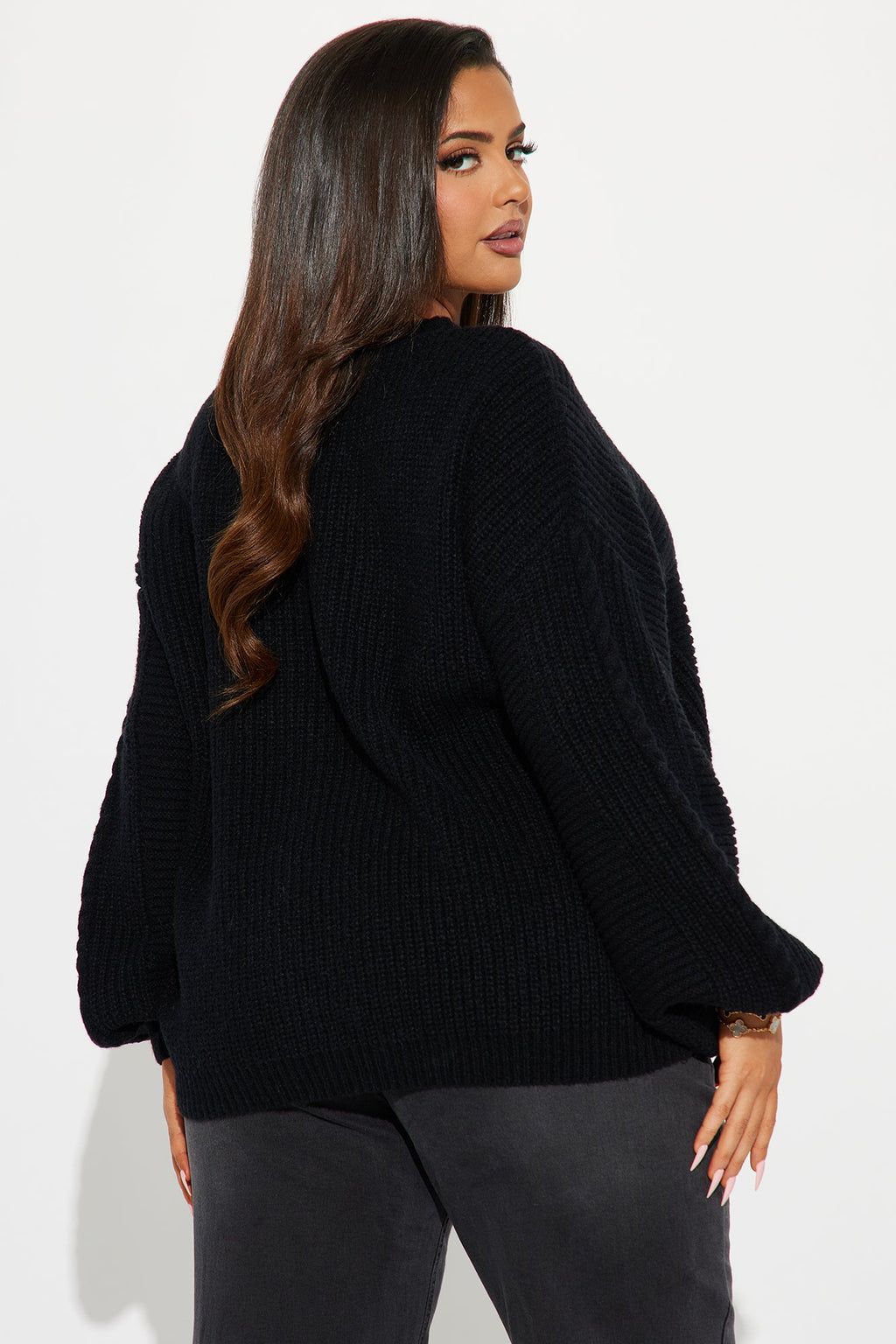 Couch Convo Cardigan - Black