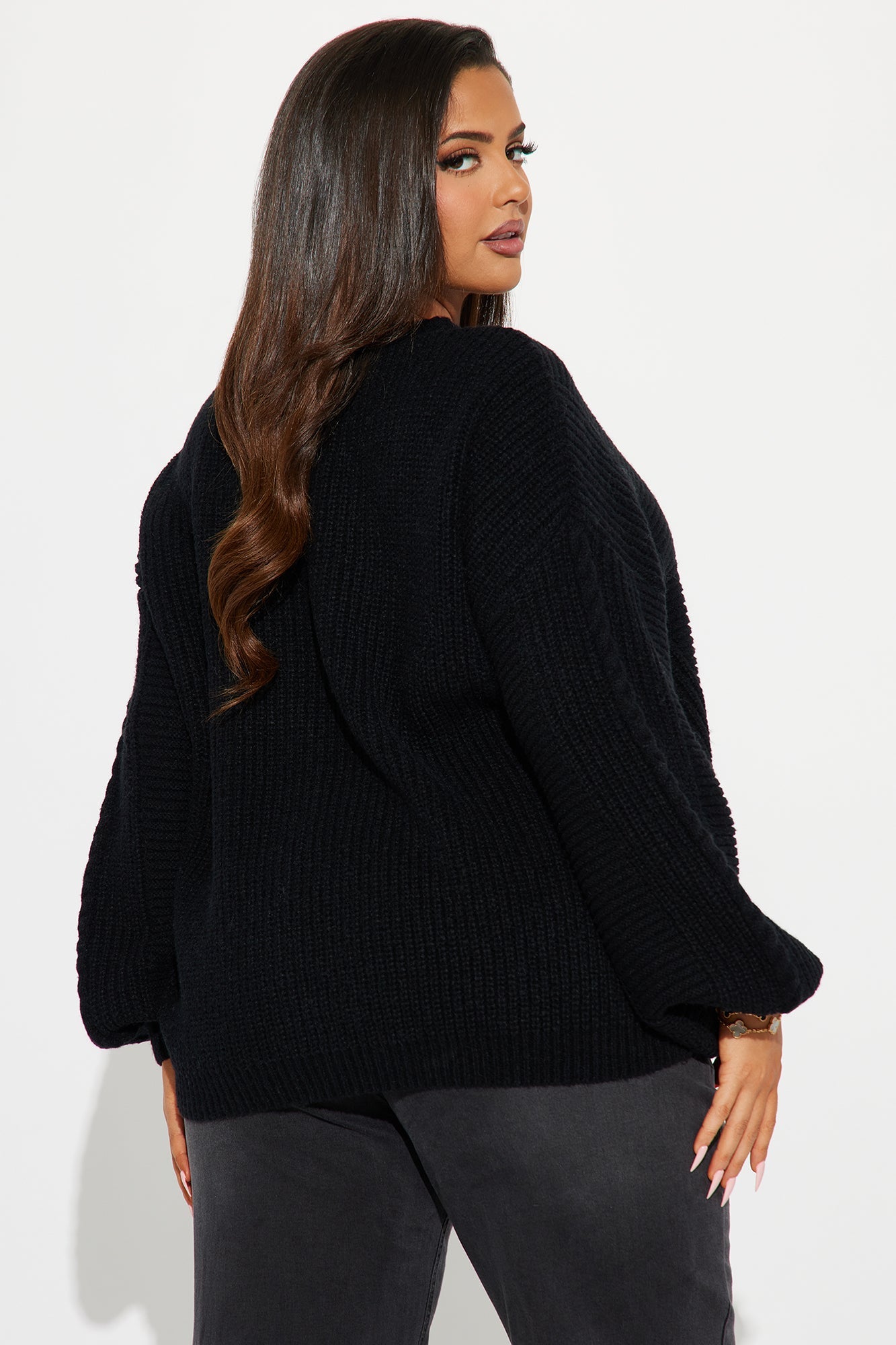 Couch Convo Cardigan - Black