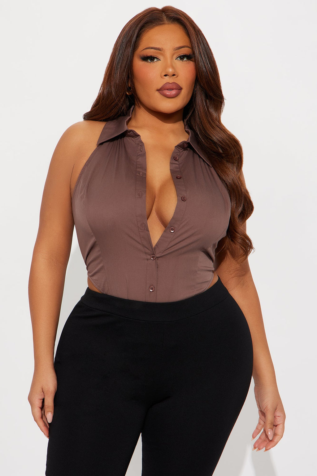Best Of Me Bodysuit - Dark Brown