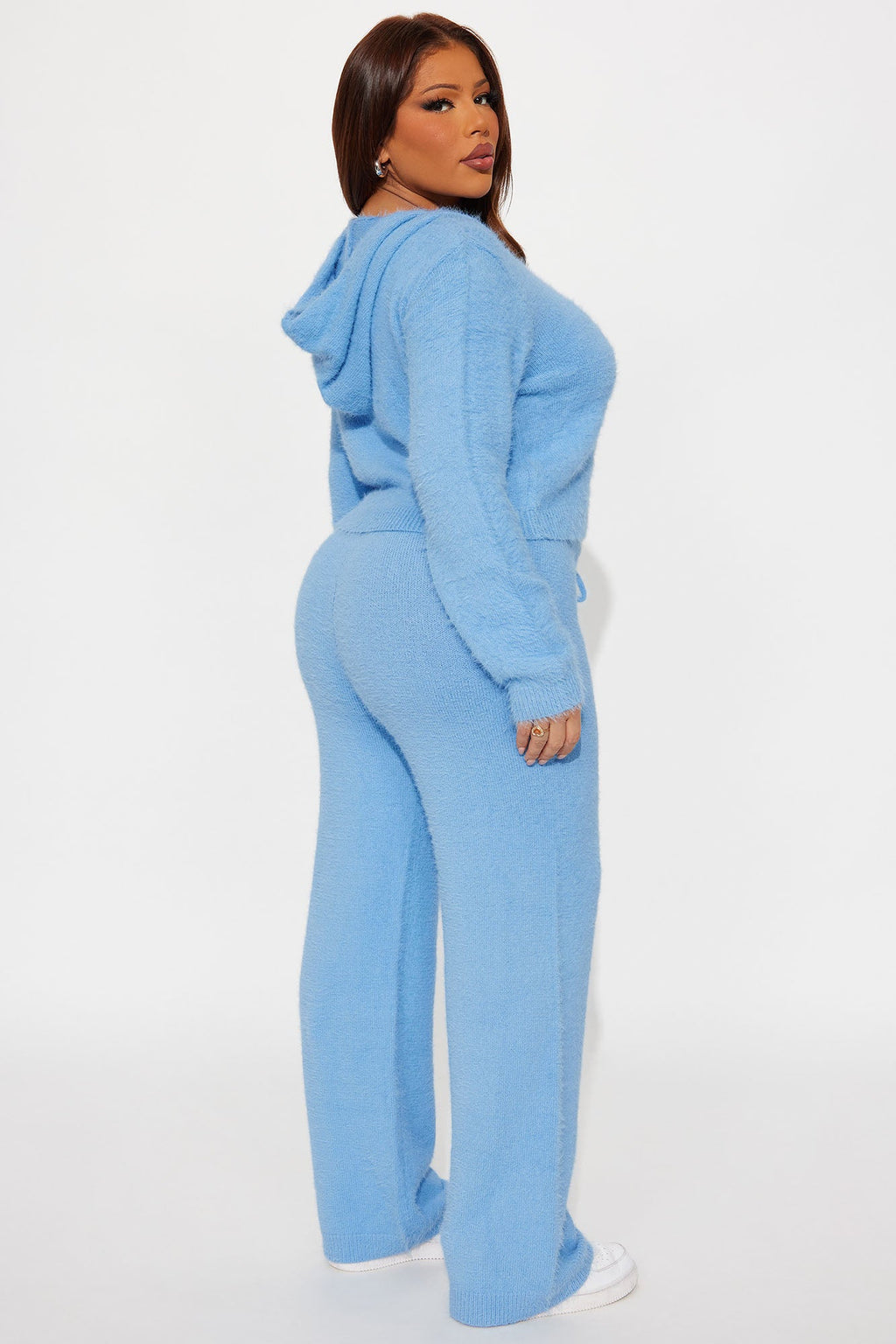 Riley Cozy Pant Set - Light Blue 