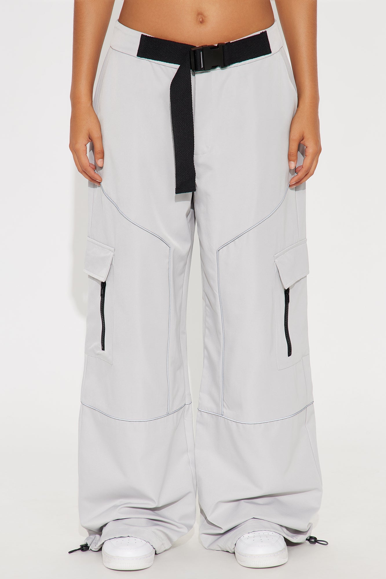 Run You Out Of Town Belted Cargo Pant 32 - Grey