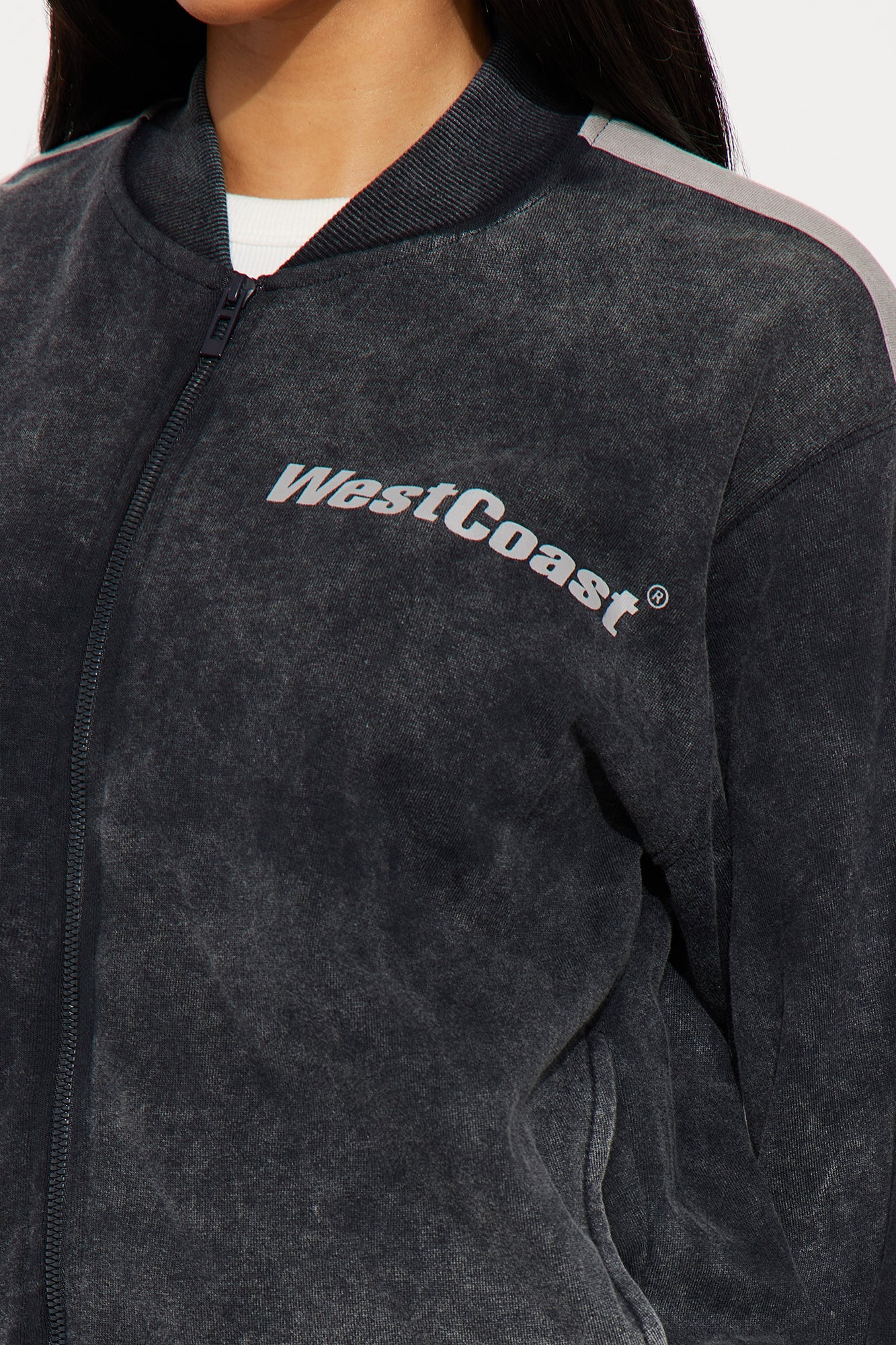 West Coast Washed Fleece Jogger Set - Black