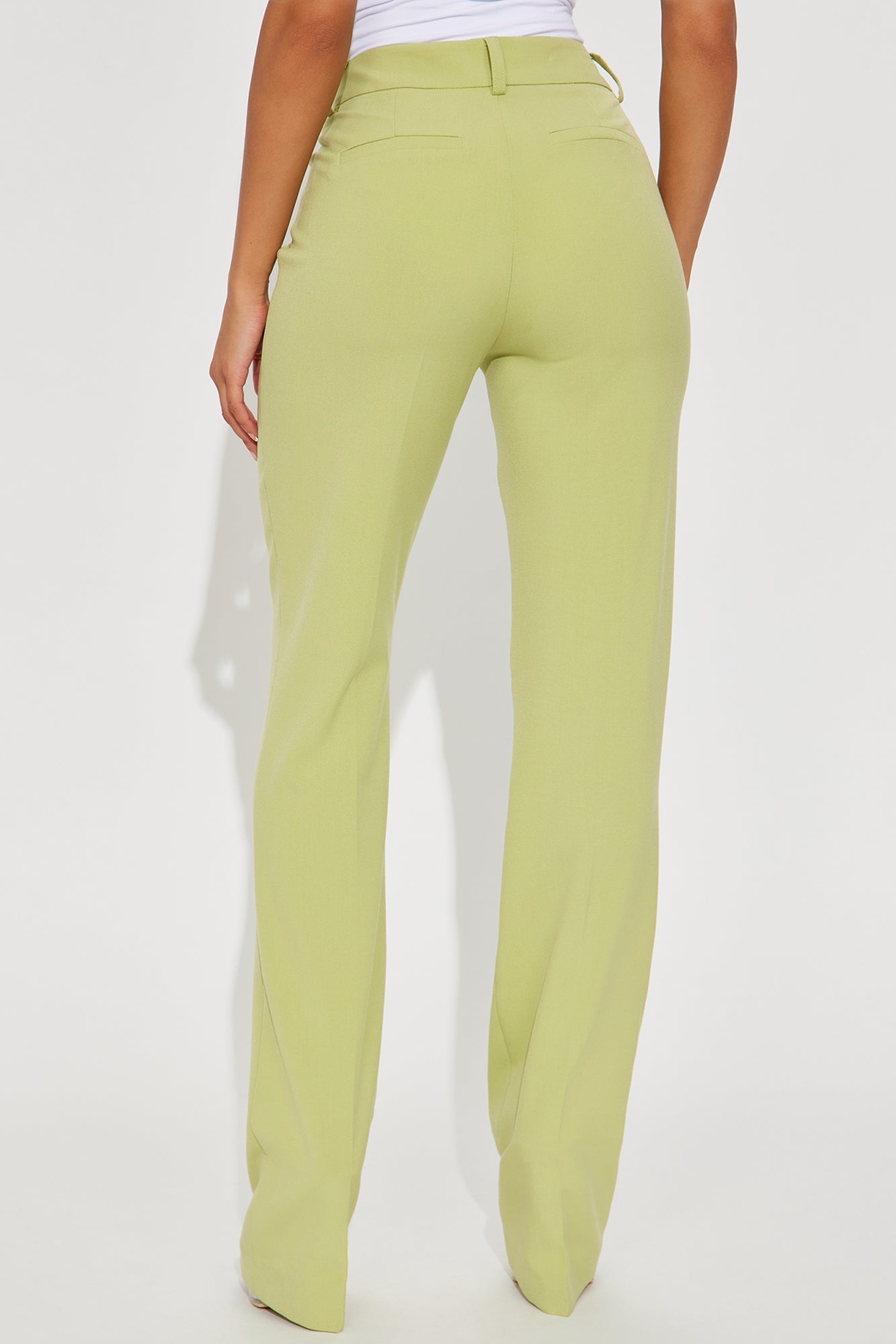 Tall Tasha Dressy High Rise Pants - Sage