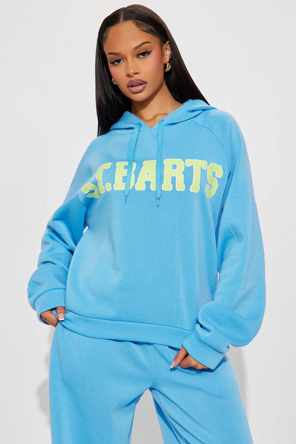 Coastal Chill Hoodie Pant Set - Blue 