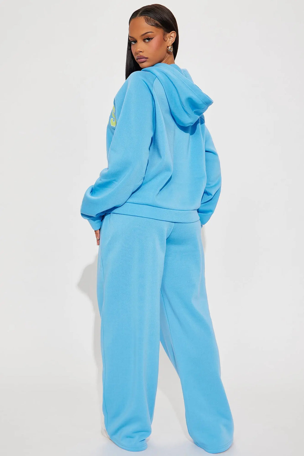 Coastal Chill Hoodie Pant Set - Blue 