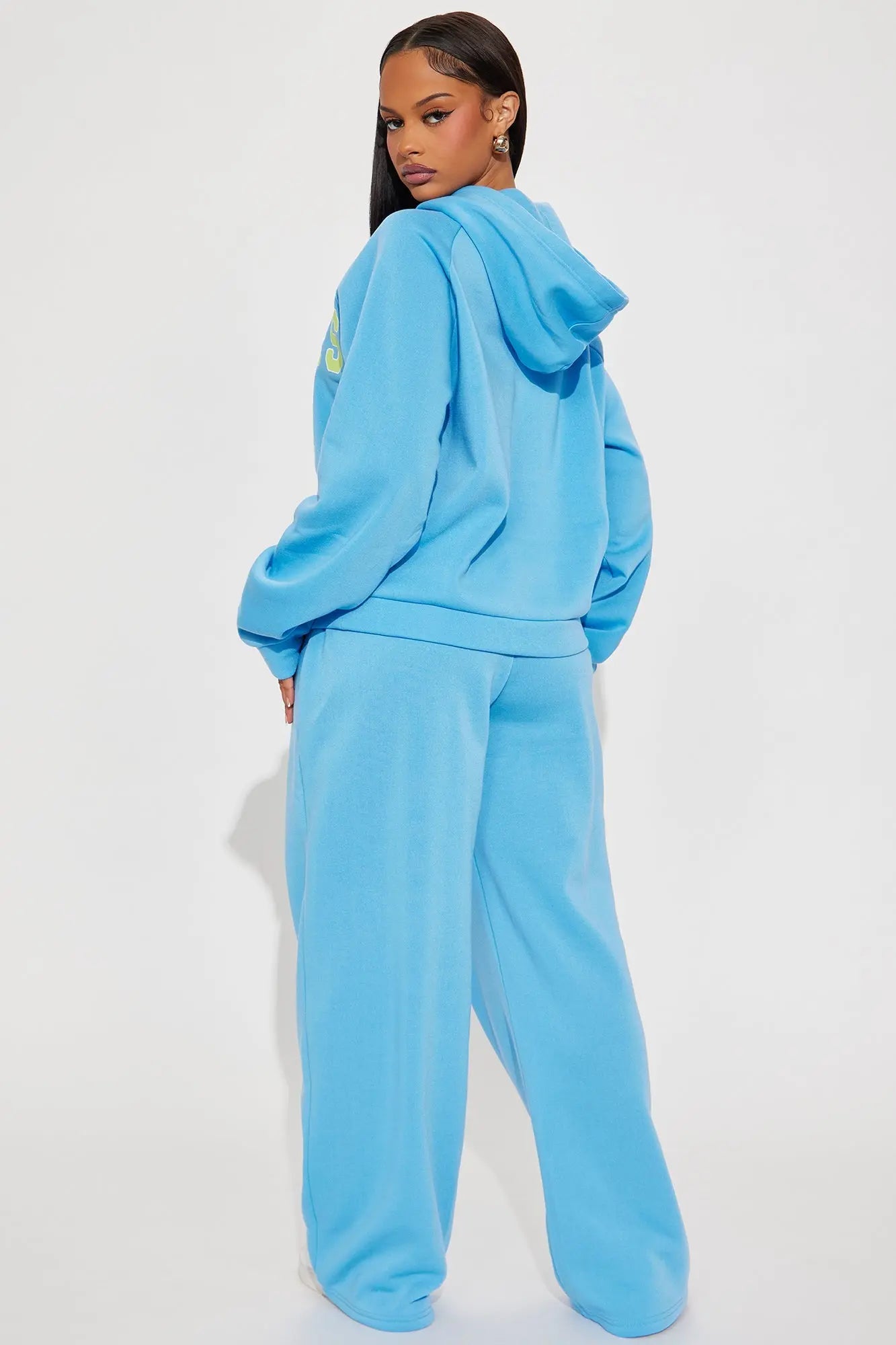 Coastal Chill Hoodie Pant Set - Blue 