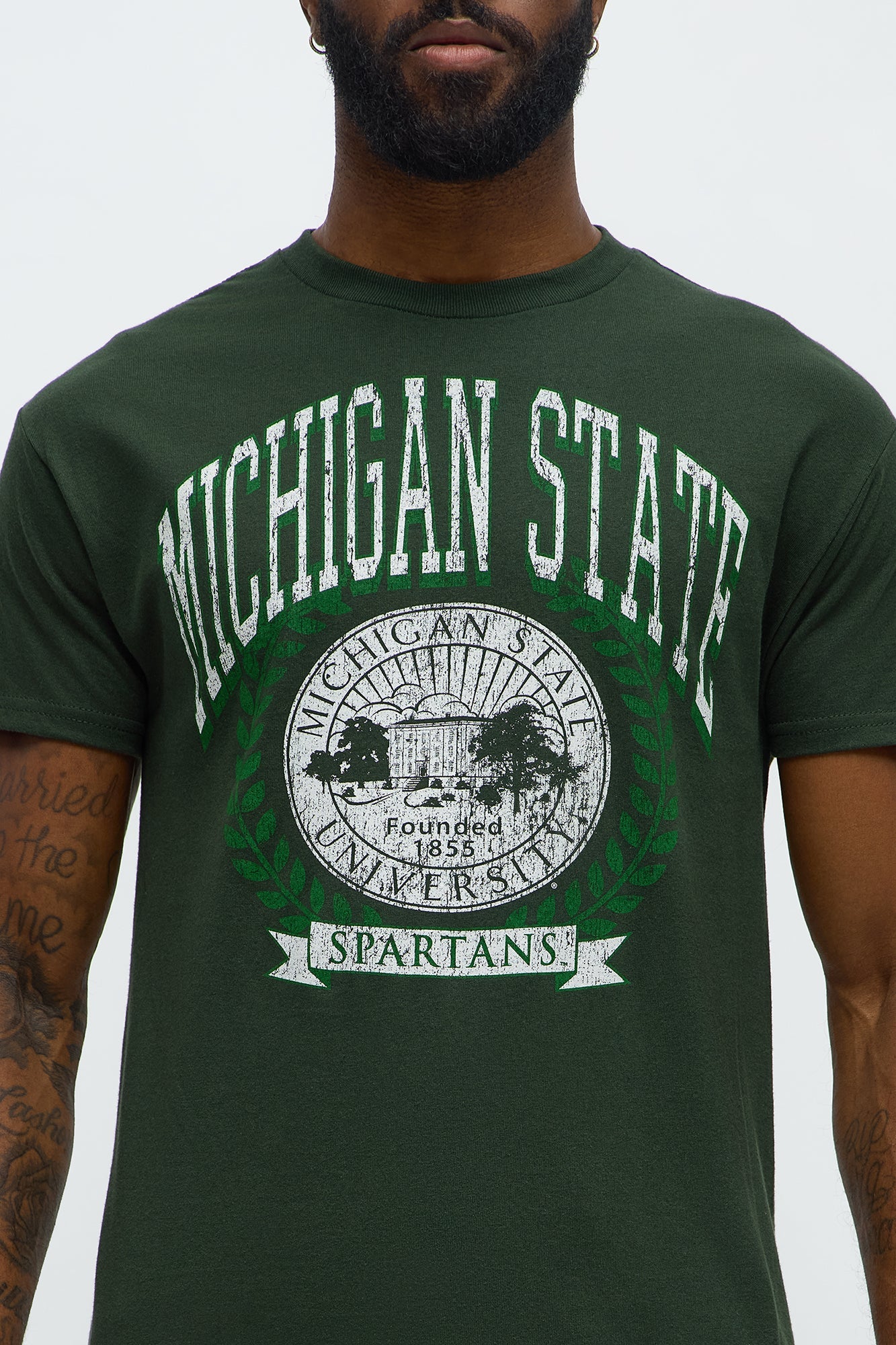 Michigan State Spartans Short Sleeve Tee - Hunter Green
