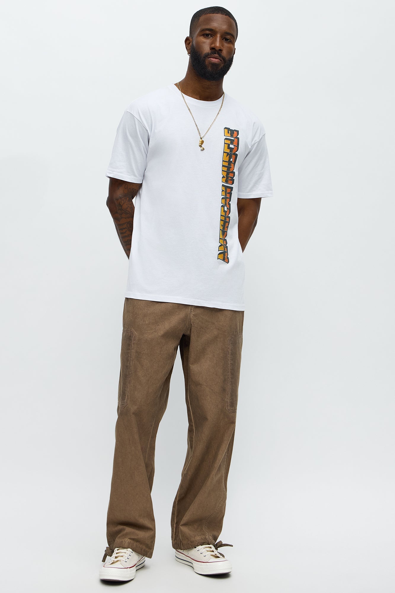 American Muscle 69 Short Sleeve Tee - White