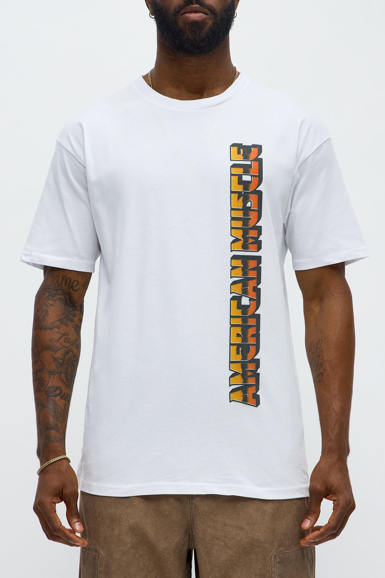 American Muscle 69 Short Sleeve Tee - White