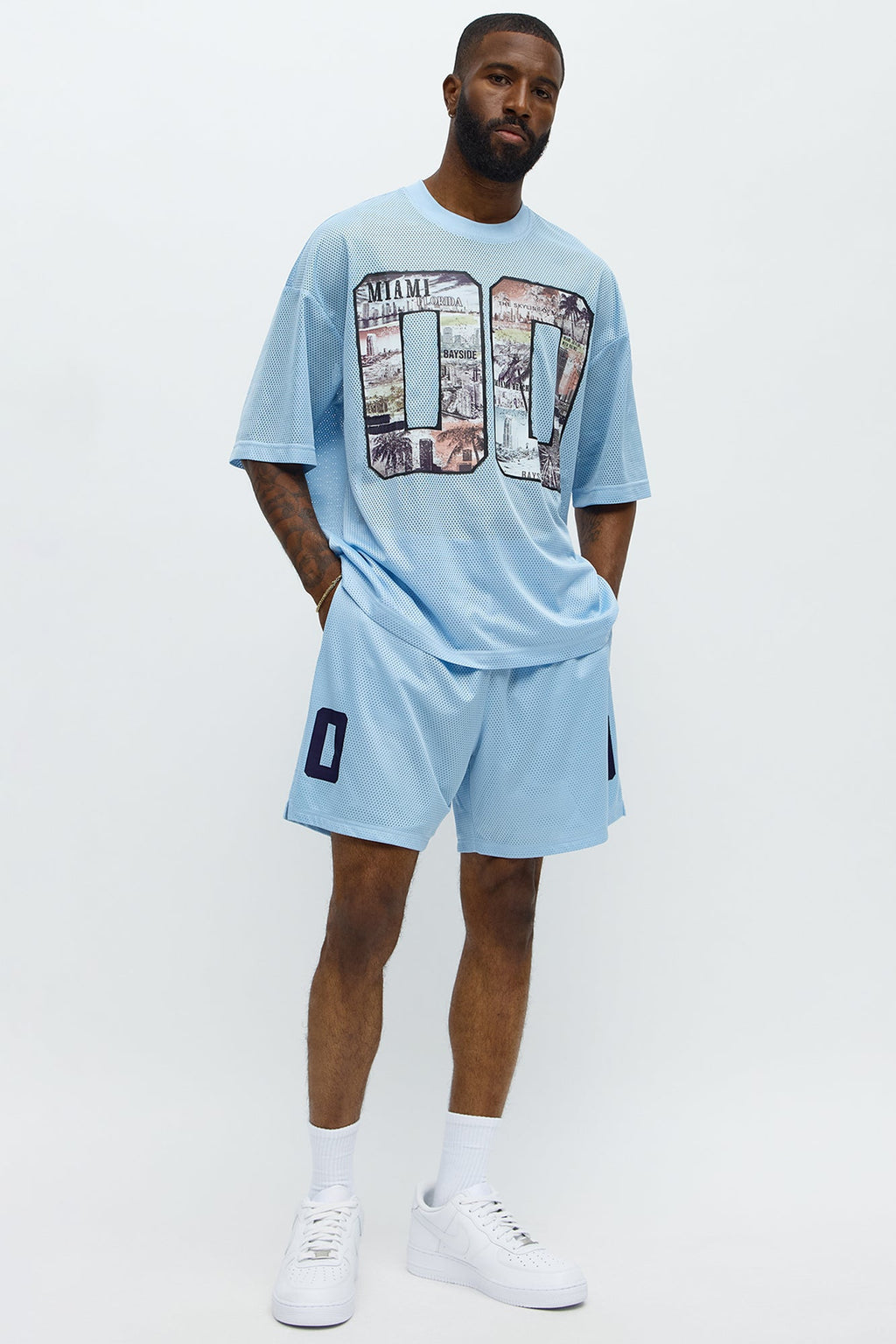 Relaxed LA To MIA Shorts - Blue