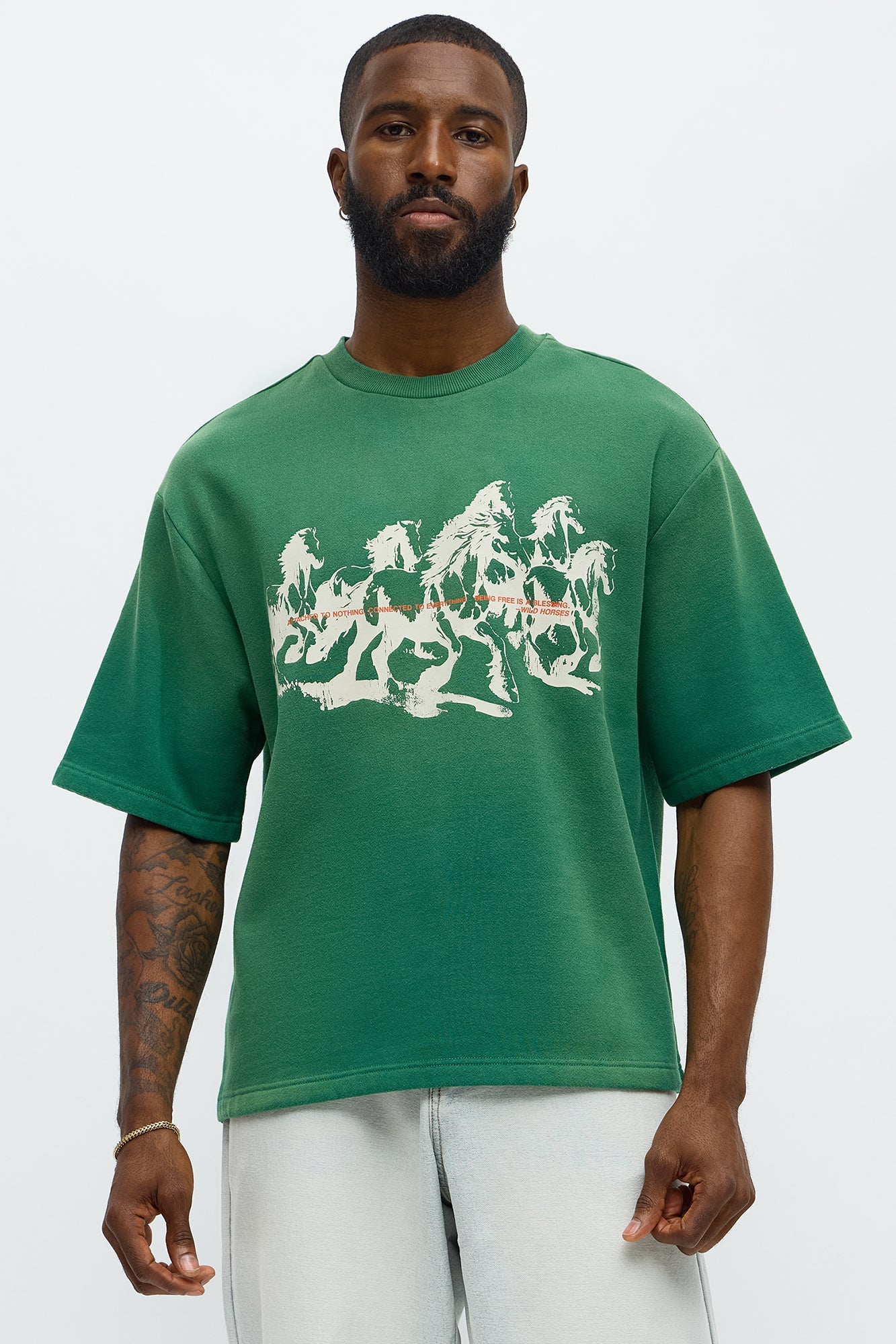 Tyson Wild Blessings Short Sleeve Tee - Green