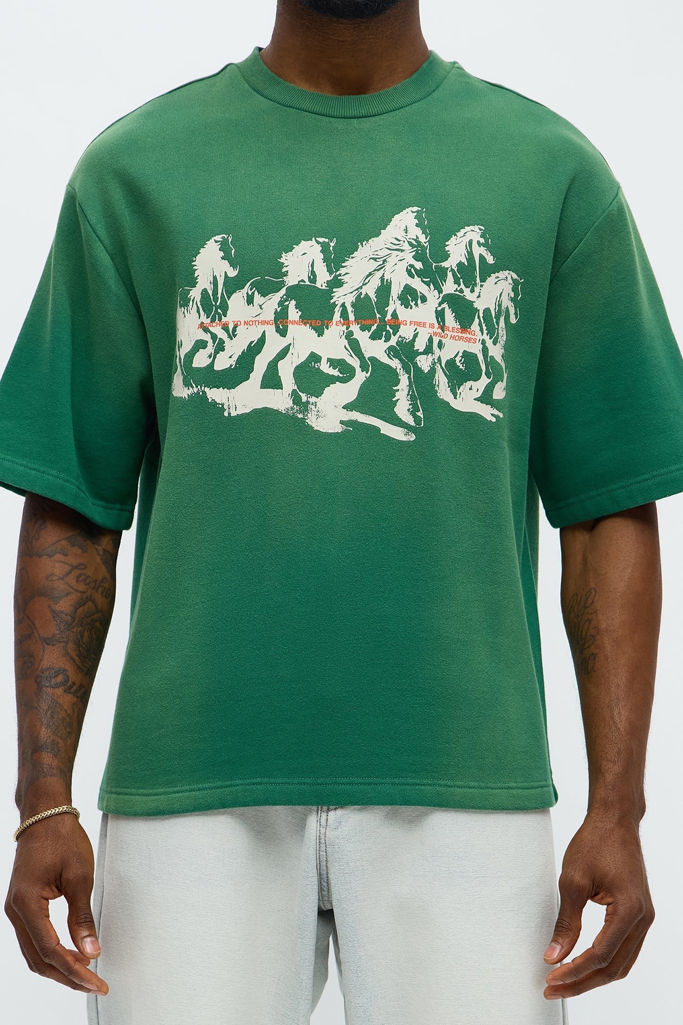 Tyson Wild Blessings Short Sleeve Tee - Green