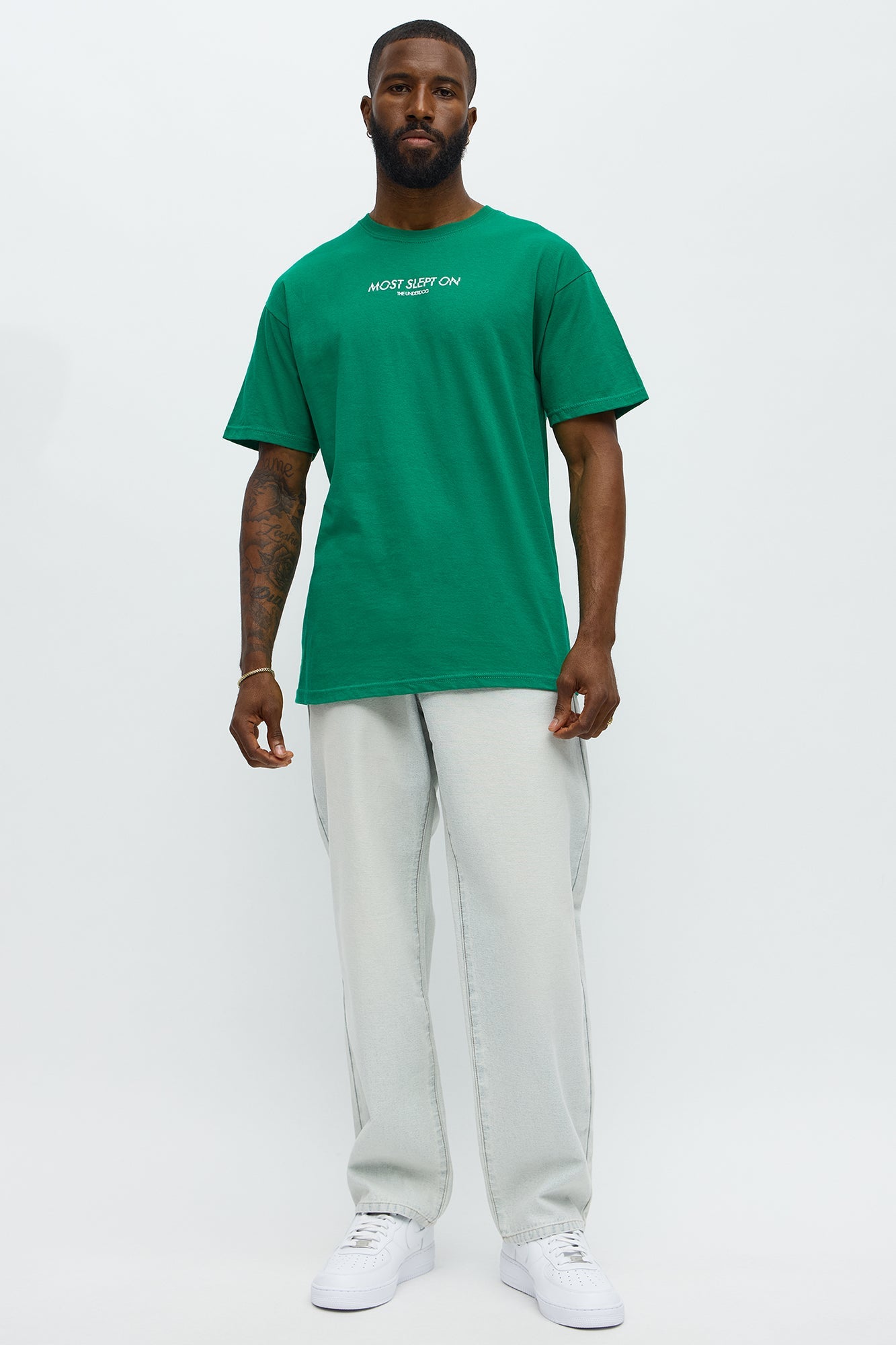 Slept On Short Sleeve Tee - Hunter Green