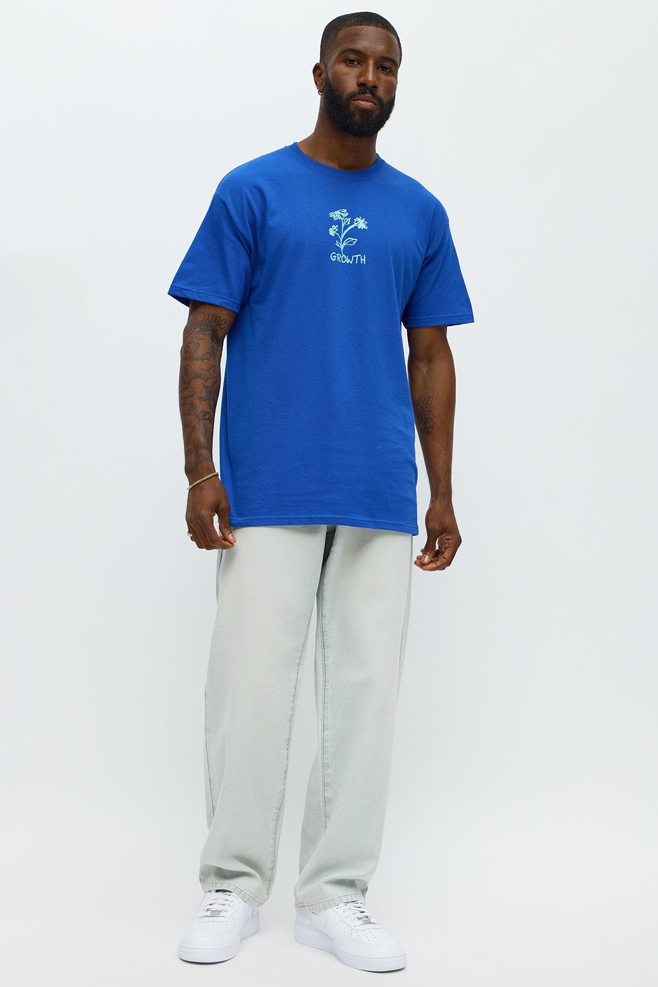 Self Made Growth Short Sleeve Tee - Blue