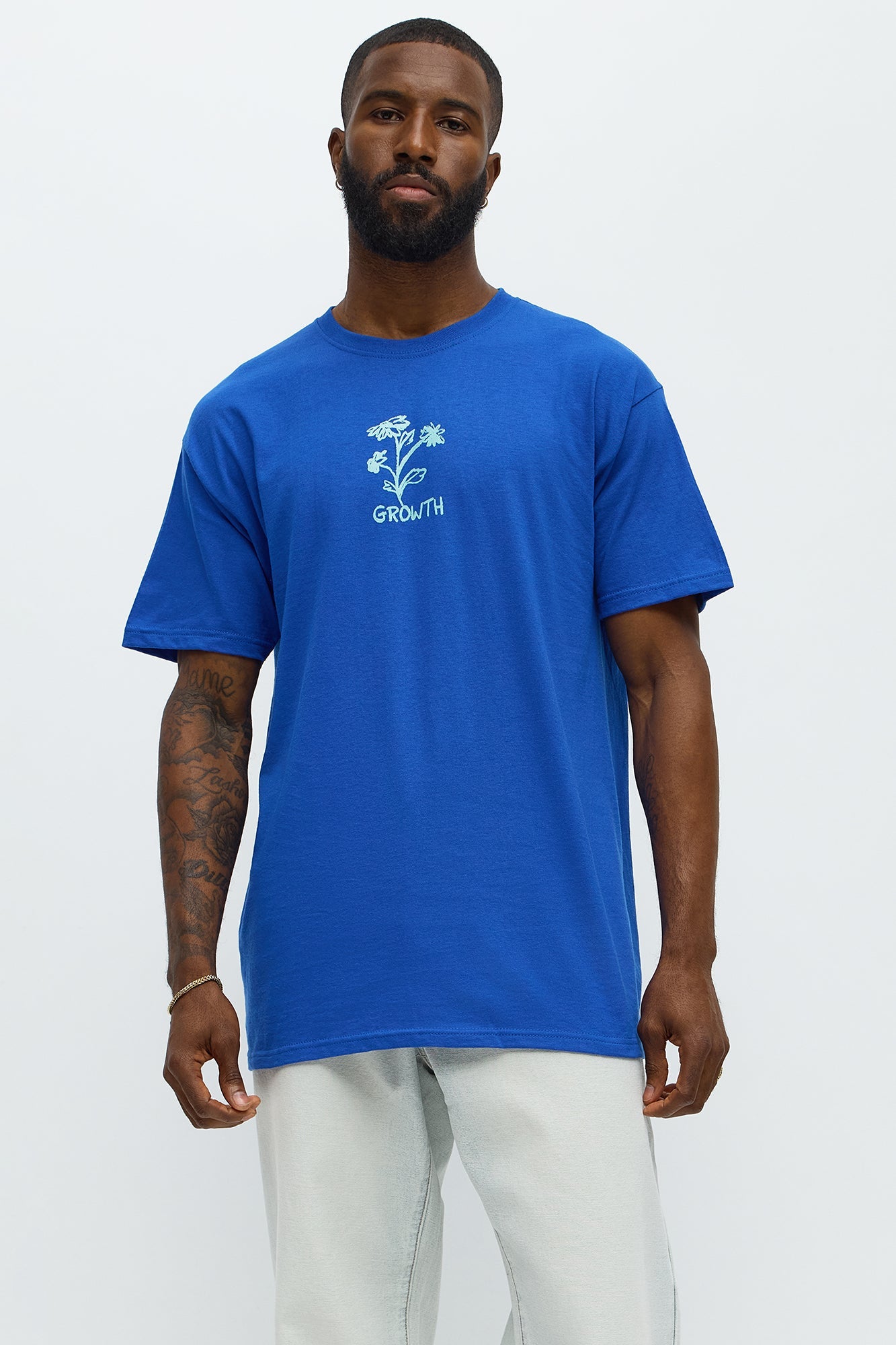 Self Made Growth Short Sleeve Tee - Blue