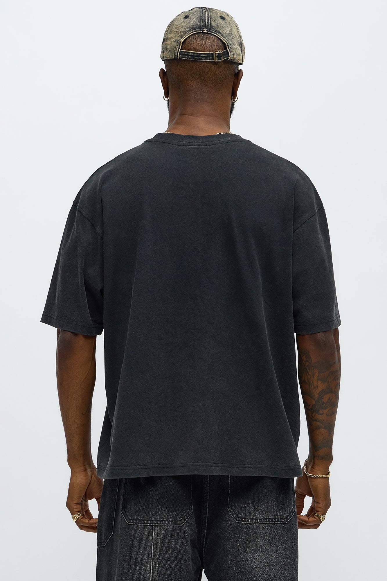 Celtics Slam Jam Oversized Short Sleeve Tee - Black