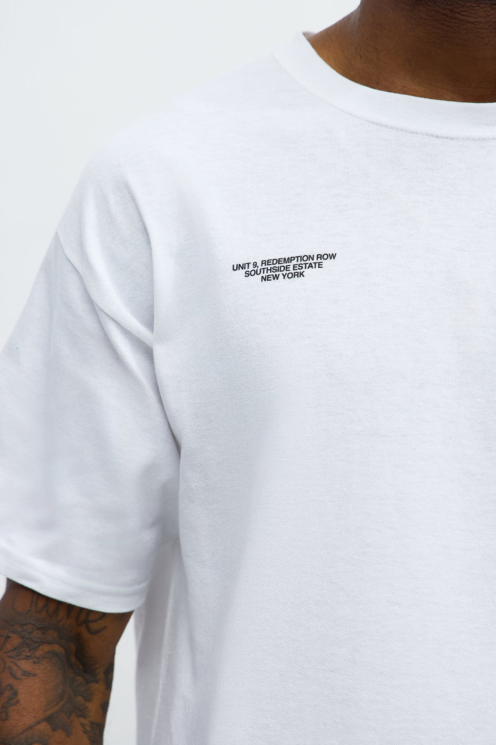 Saint Art Paint Short Sleeve Tee - White