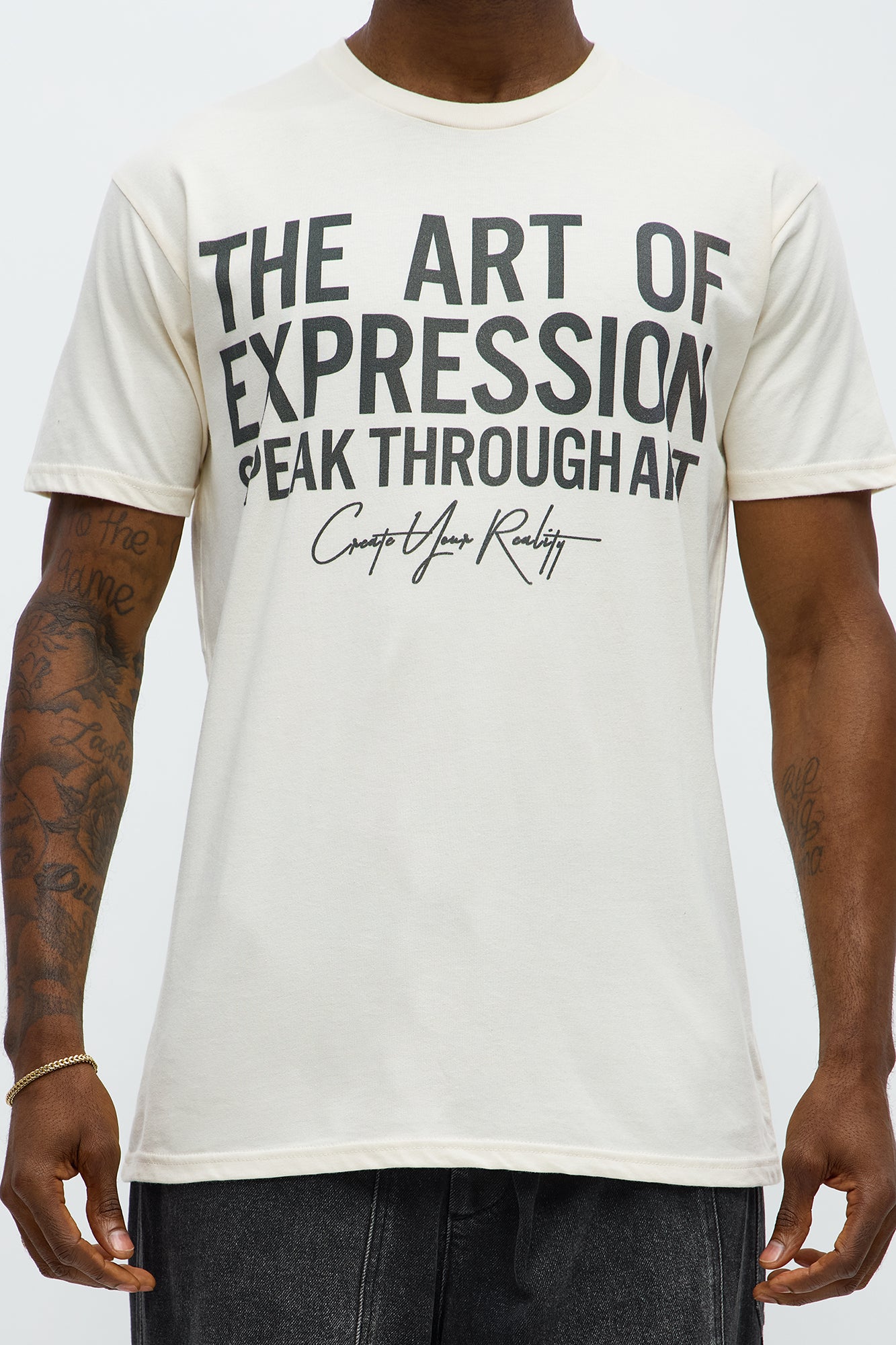 Art Of Expression Short Sleeve Tee - Off White