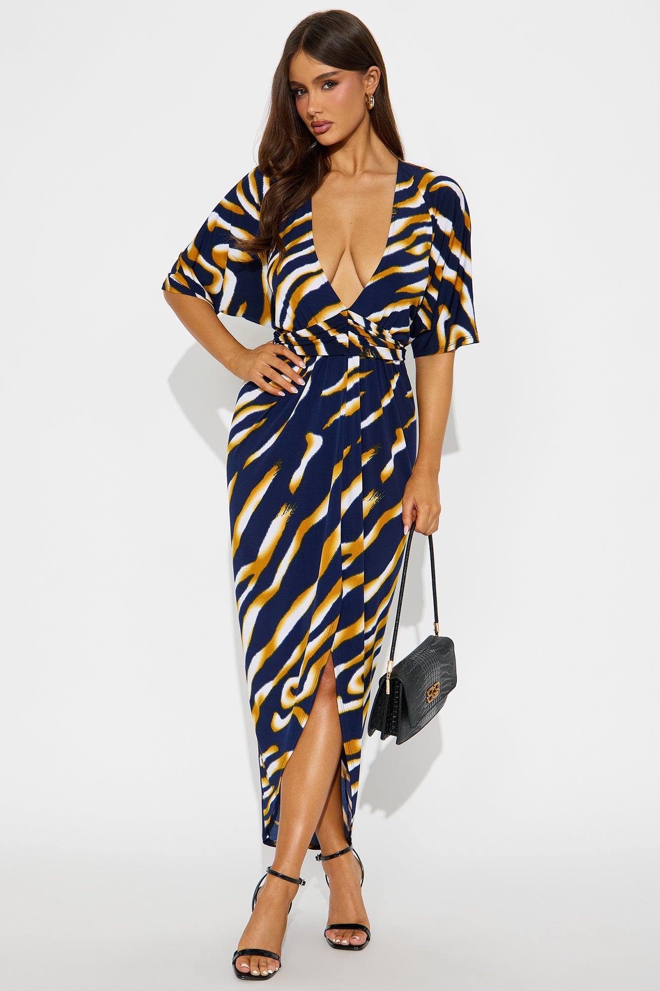 All Inclusive Maxi Dress - Navy/combo