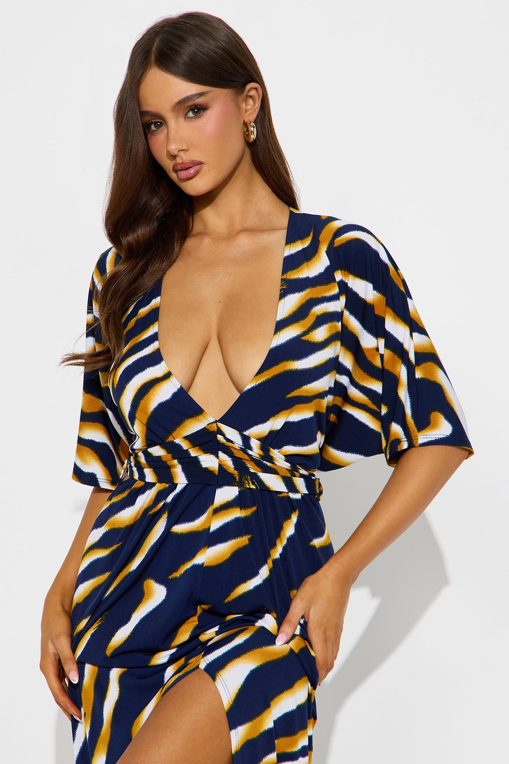 All Inclusive Maxi Dress - Navy/combo