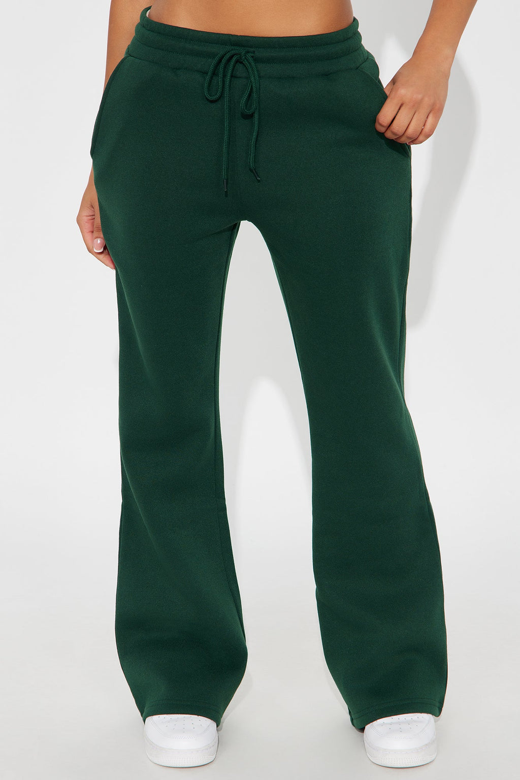 Candice Petite Lounge Flare Pant - Hunter
