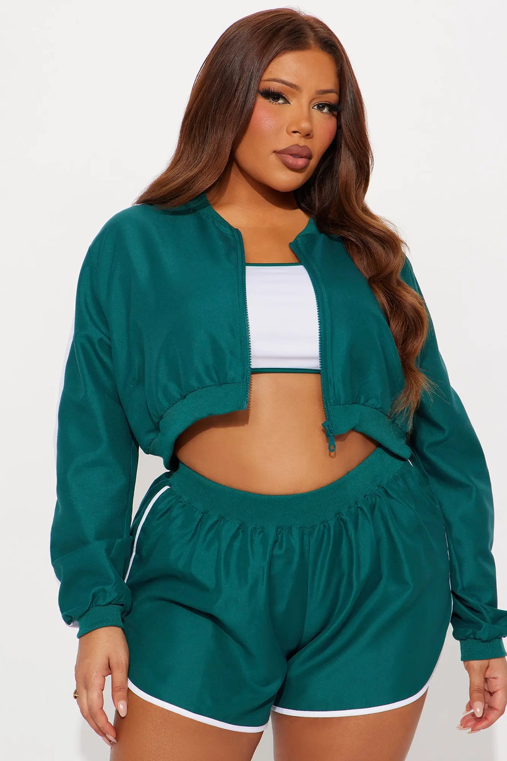 Tracksuit Gamer 3 Piece Costume Set - Green 