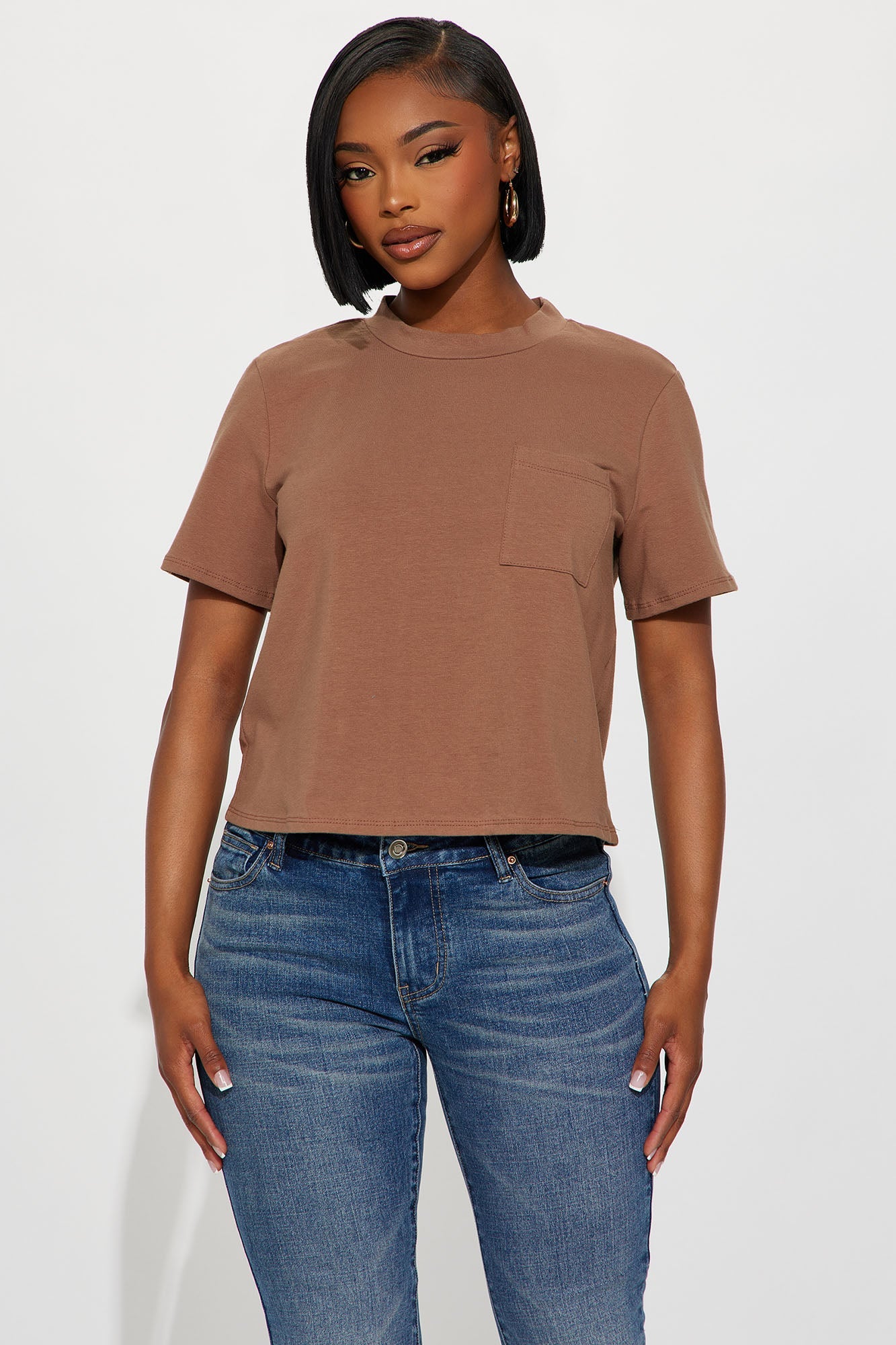 Bee Short Sleeve Tshirt - Mocha
