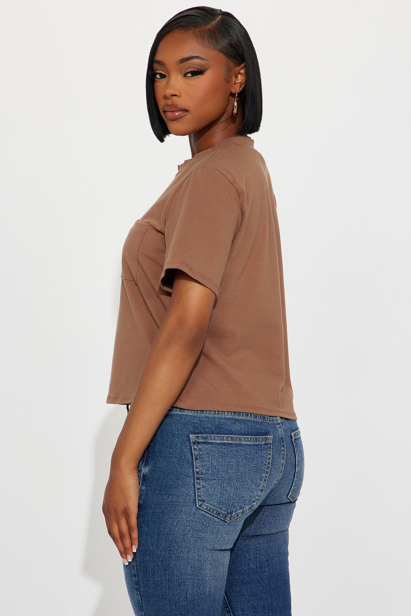 Bee Short Sleeve Tshirt - Mocha