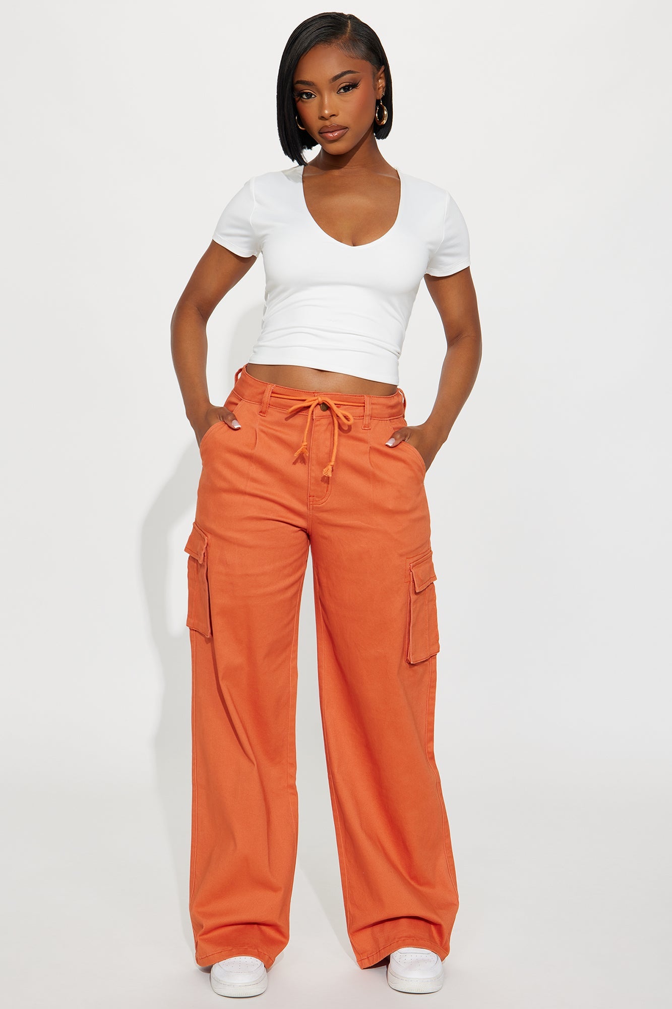 Out For The Day Cargo Pant - Pumpkin