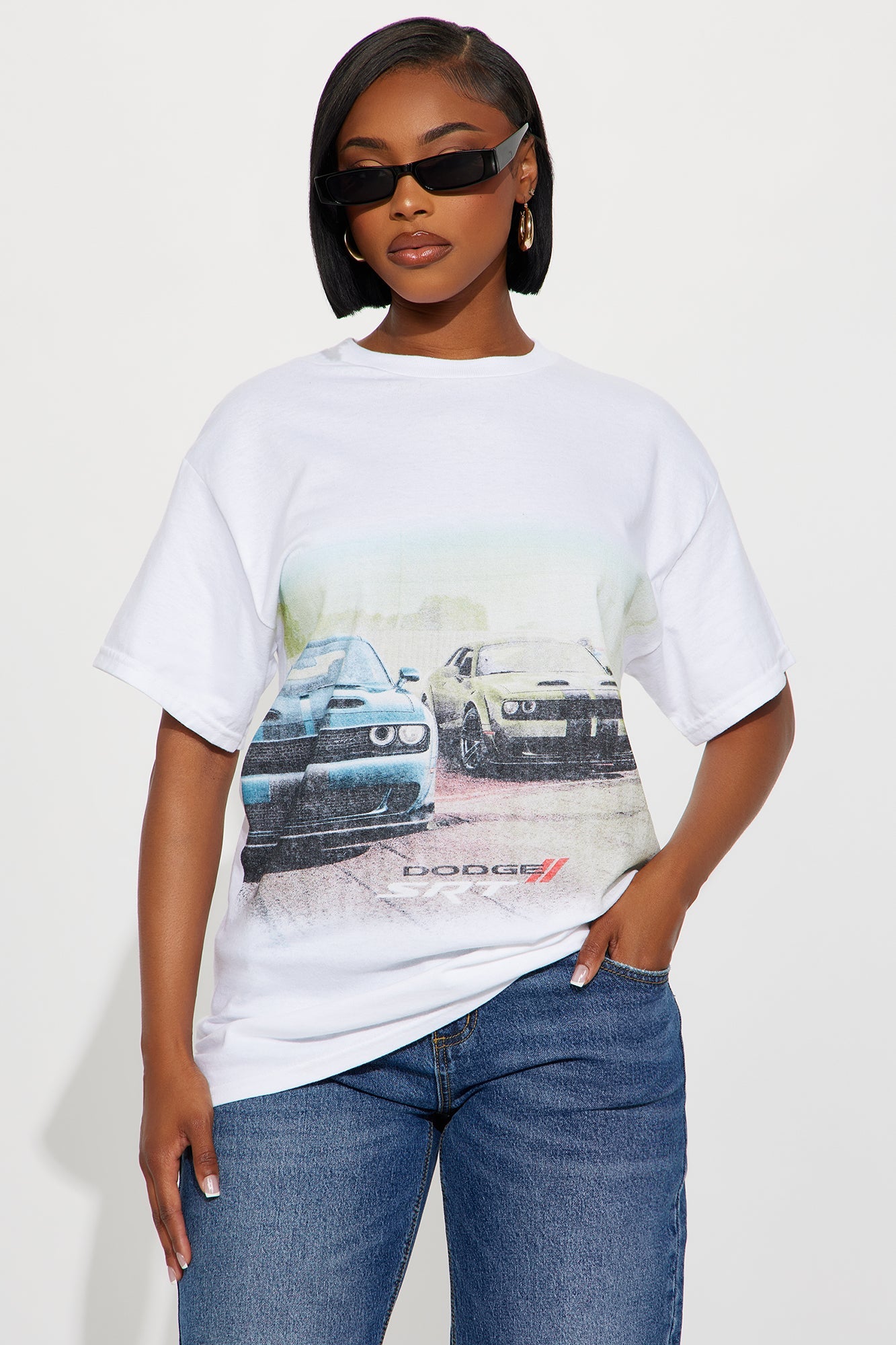 Dodge SRT Oversized Tee - White