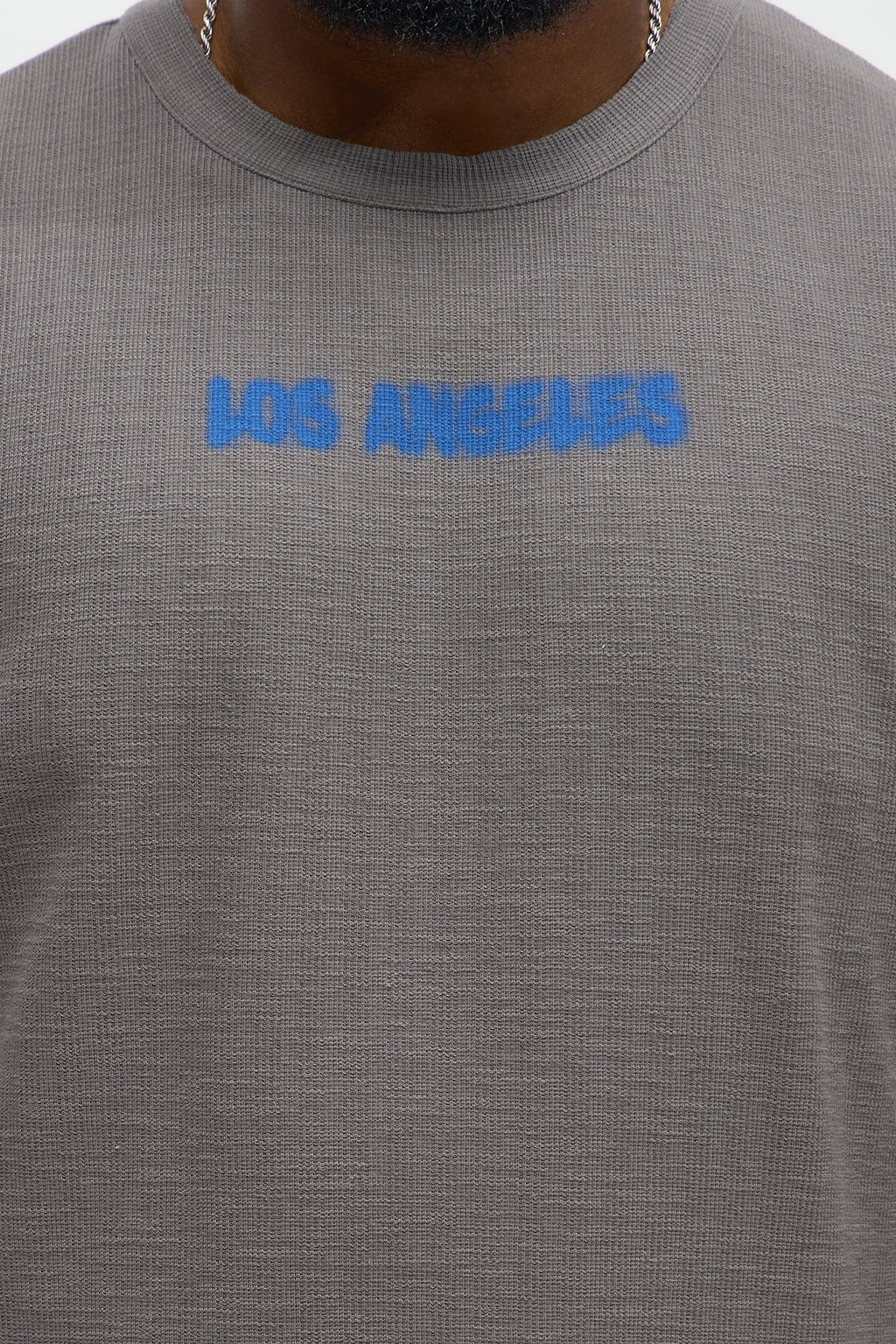 Relaxed Los Angeles Spray Paint Tee - Black