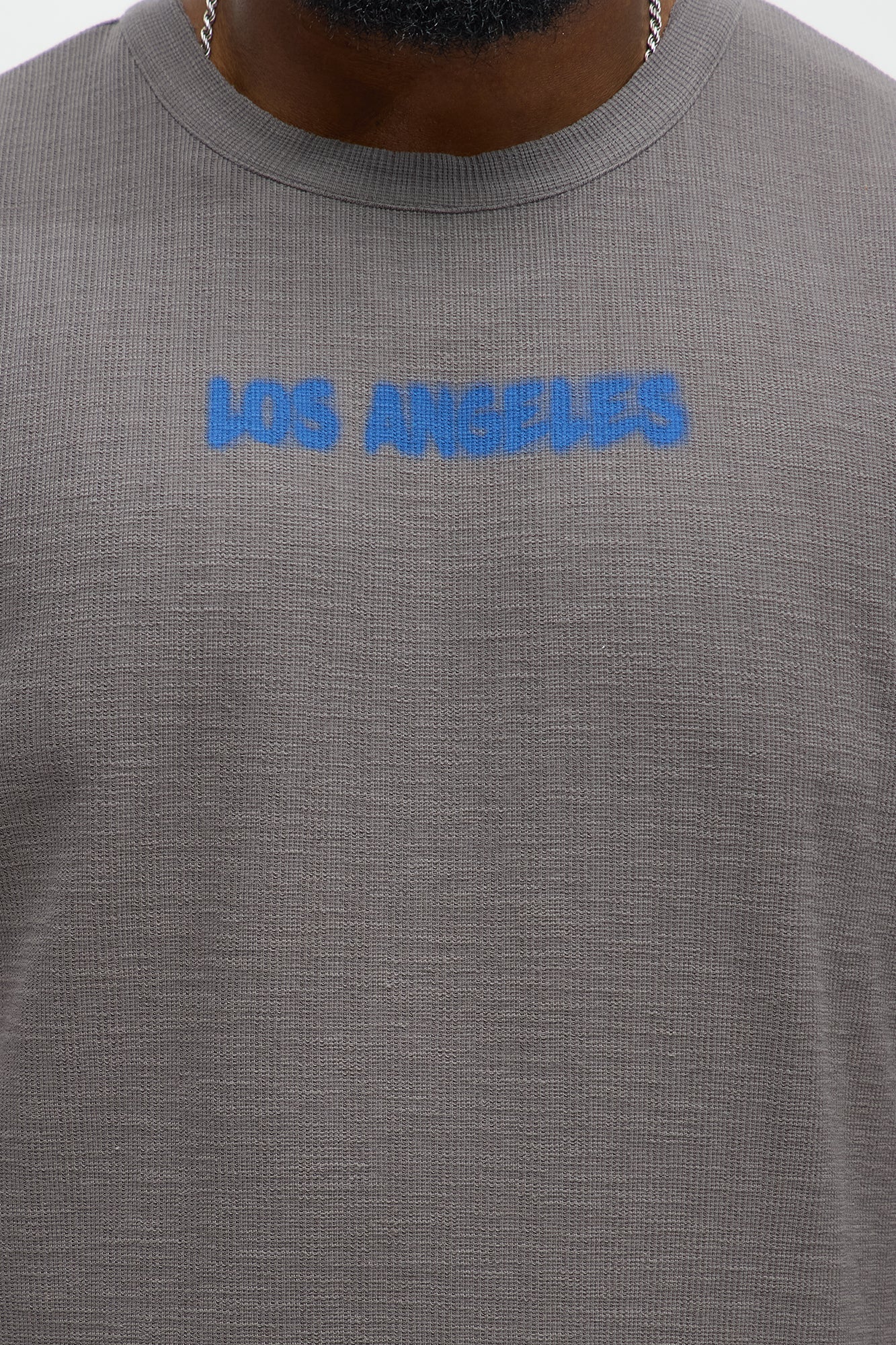 Relaxed Los Angeles Spray Paint Tee - Black