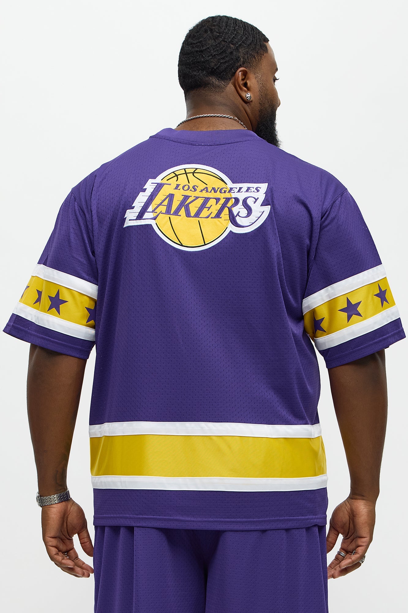 Lakers Believe The Hype Boxy Short Sleeve Top - Purple