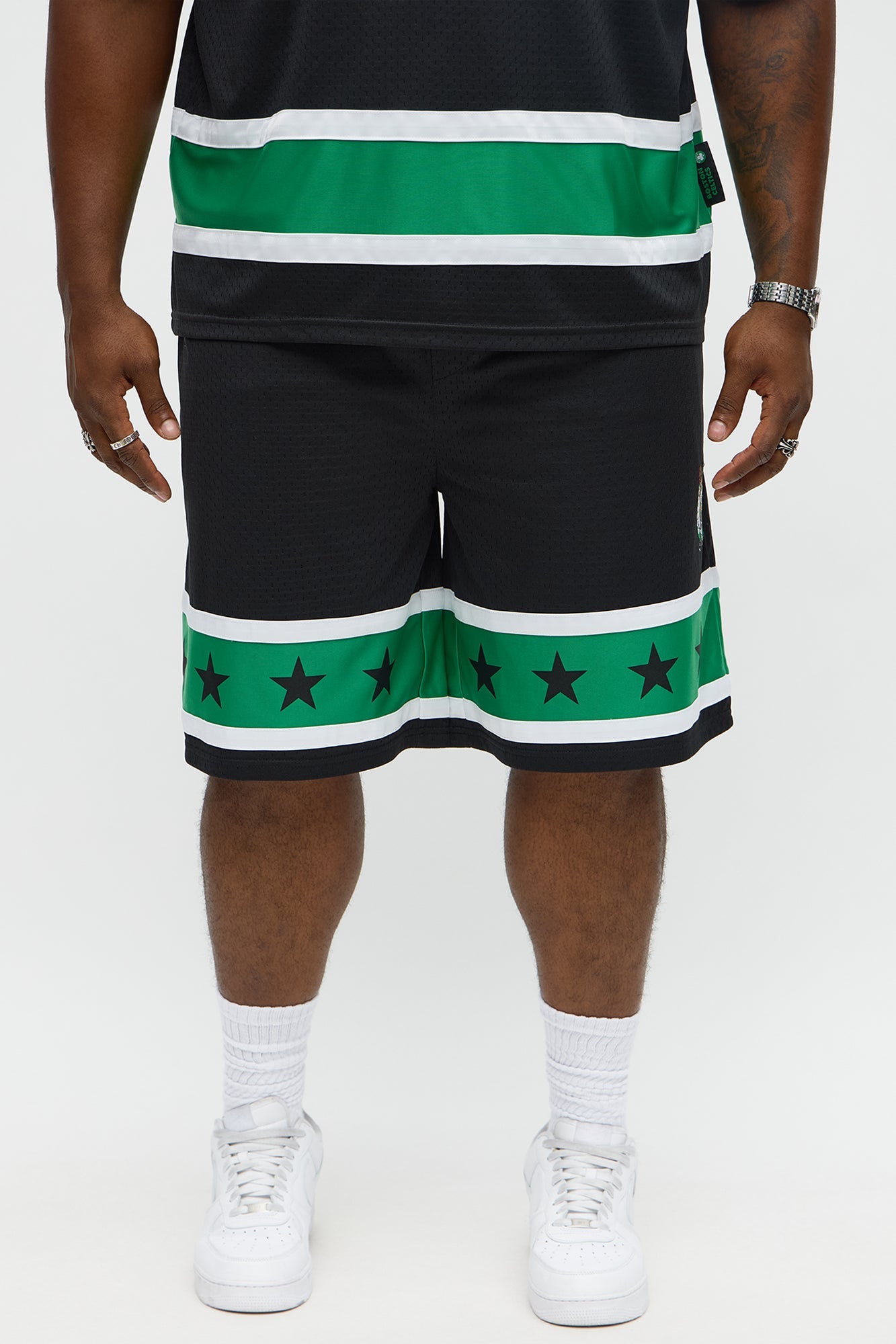 Celtics Believe The Hype Relaxed Shorts - Black