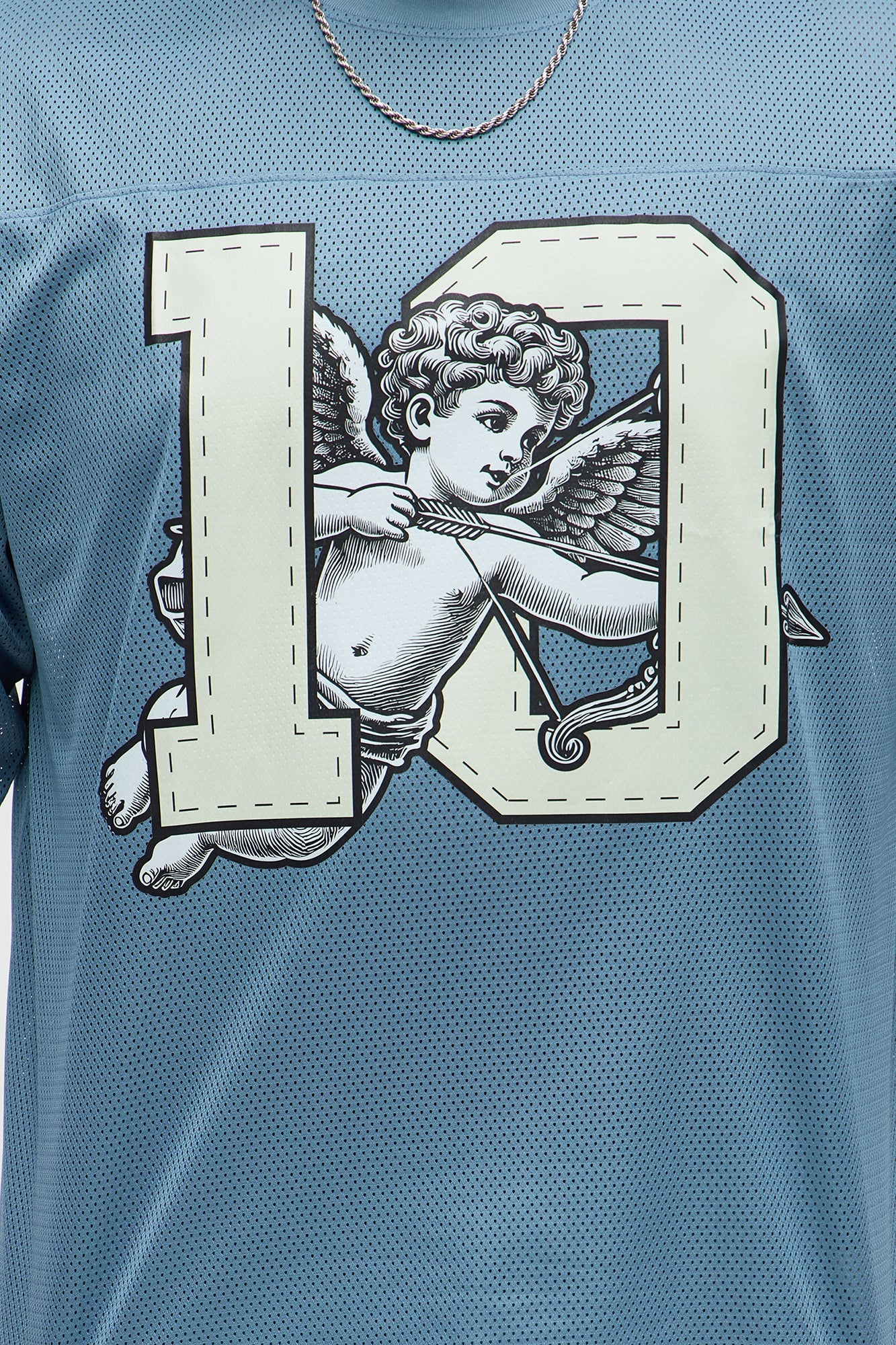 Boxy Gods Favorite Tshirt - Dusty Blue