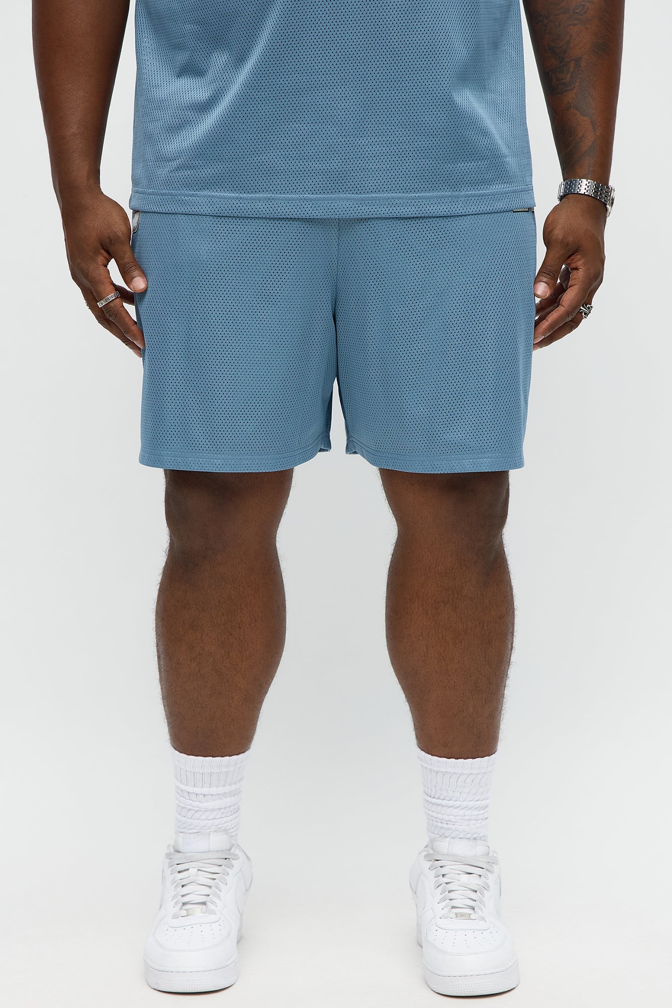 Relaxed Gods Favorite Shorts - Dusty Blue