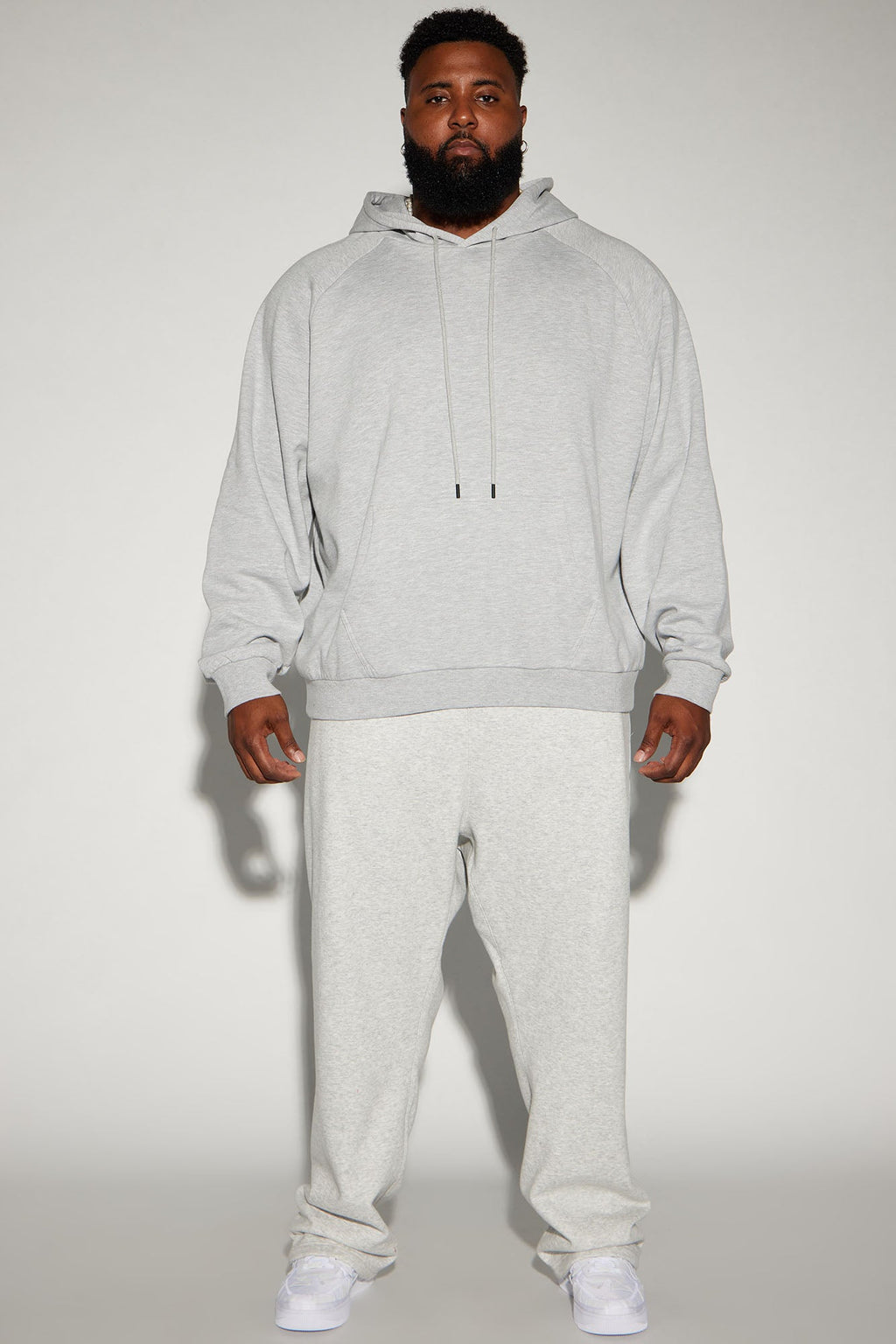 Tyson Heavyweight Straight Sweatpants - Heather Grey