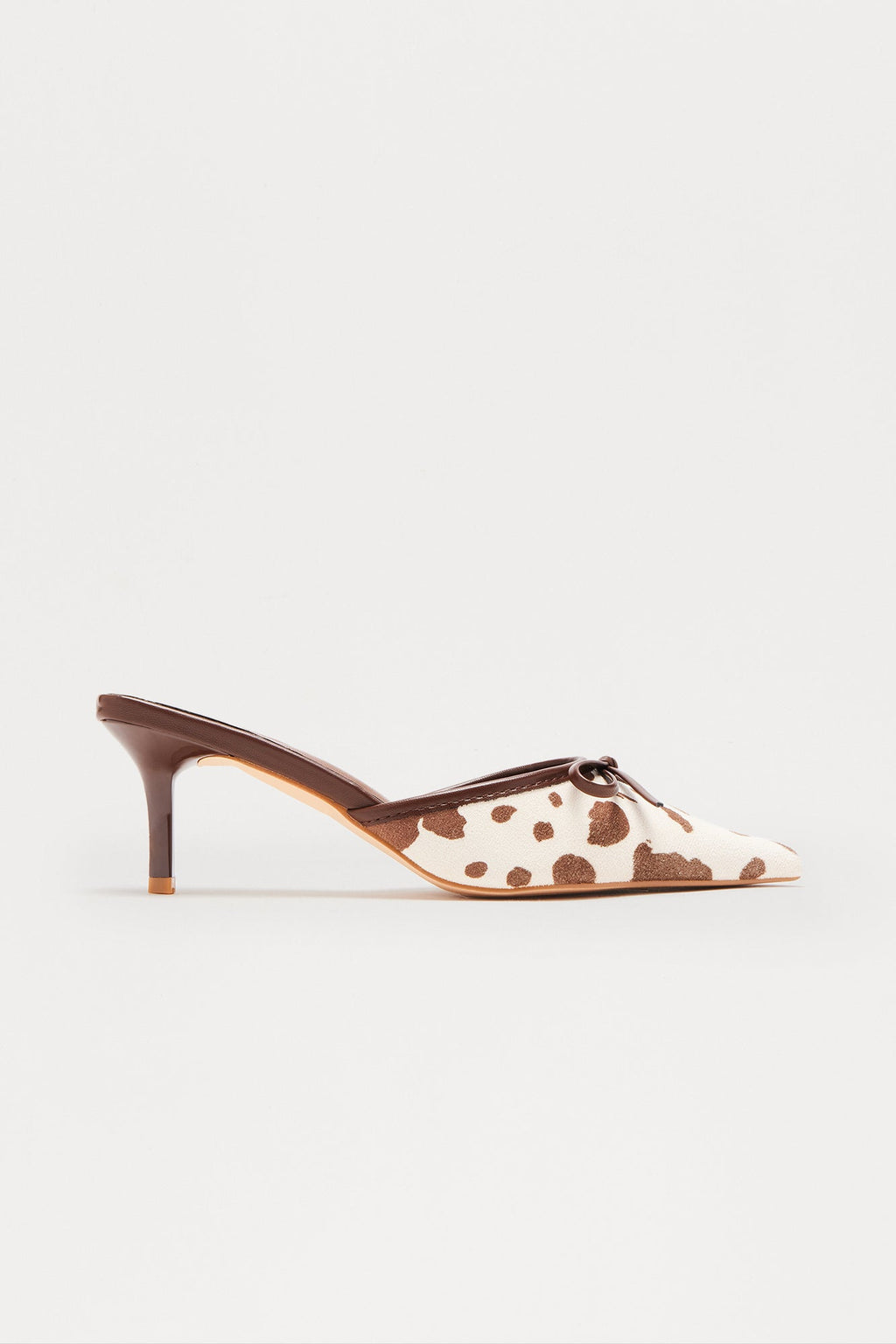 Tawnie Bow Pumps - Brown/combo