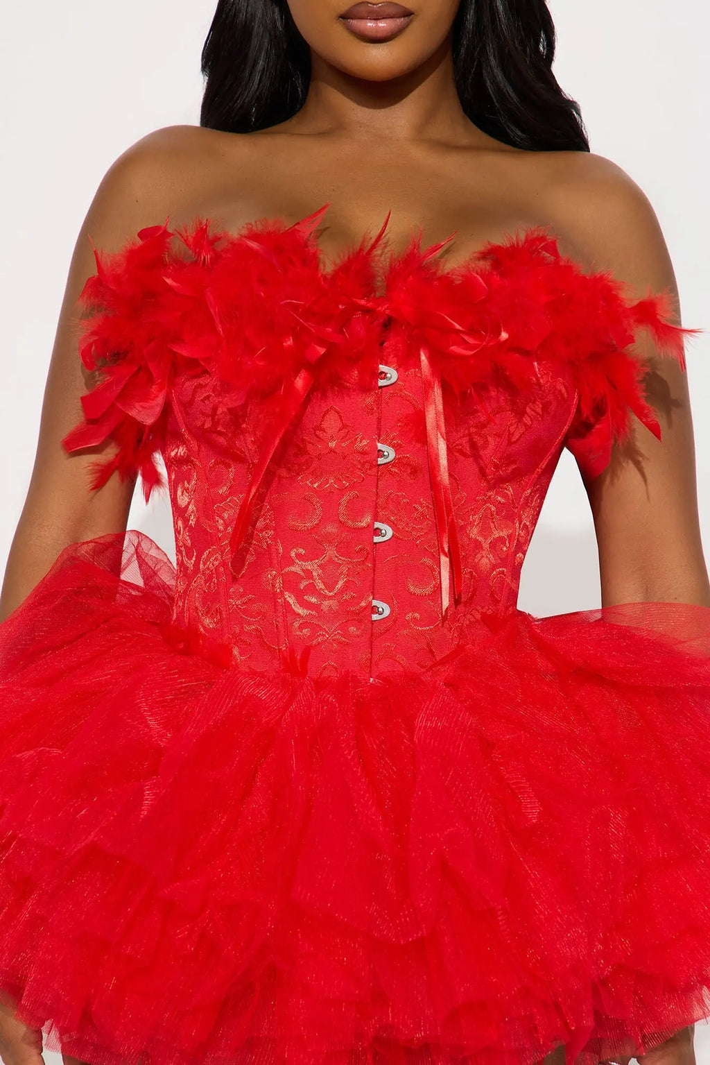 Renaissance Devil 5 Piece Costume Set - Red 