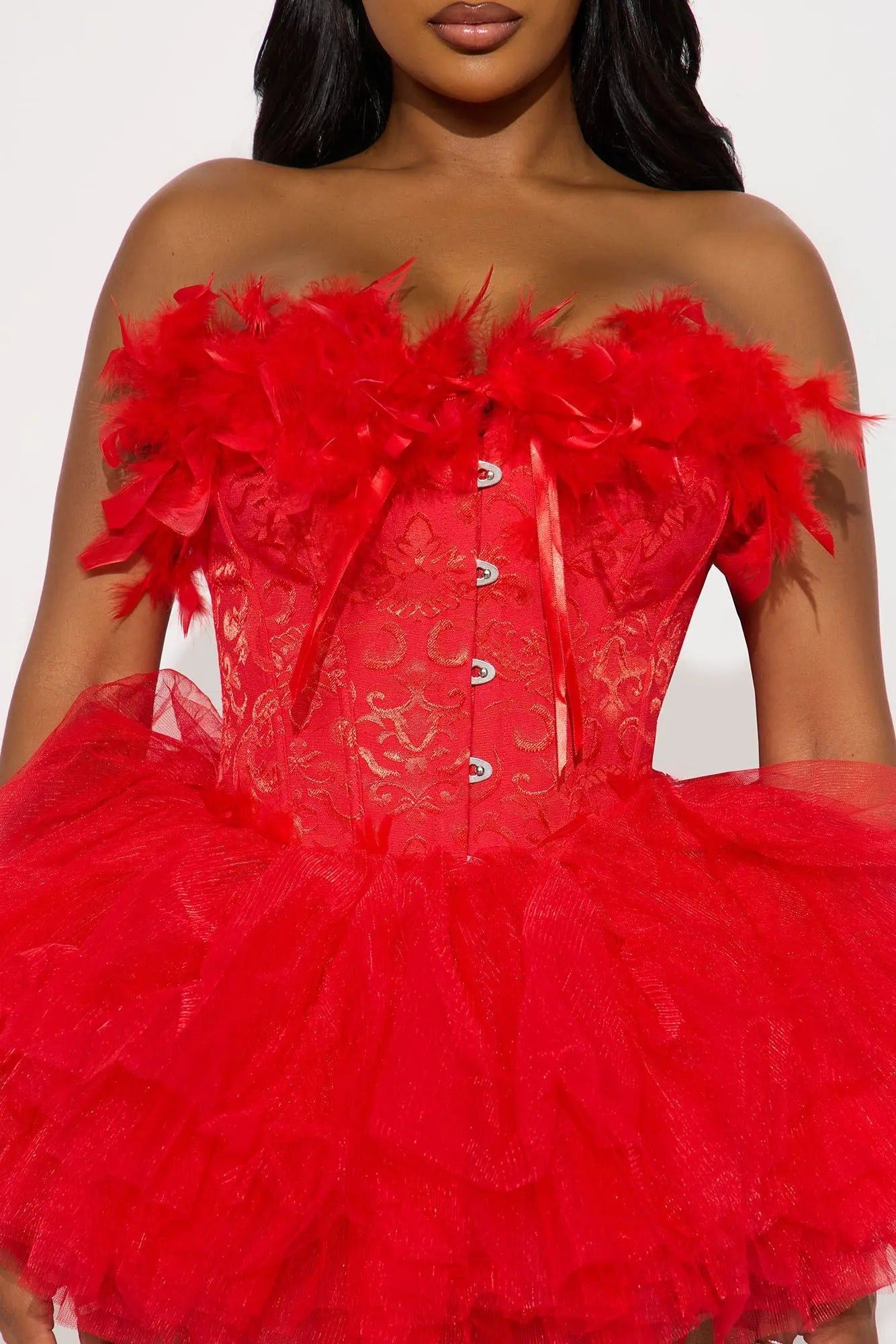 Renaissance Devil 5 Piece Costume Set - Red 