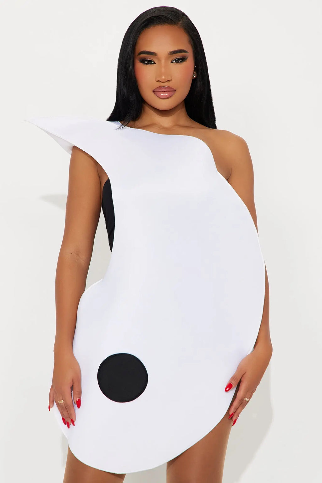 Yin To My Yang Couple Costume - Black/White 